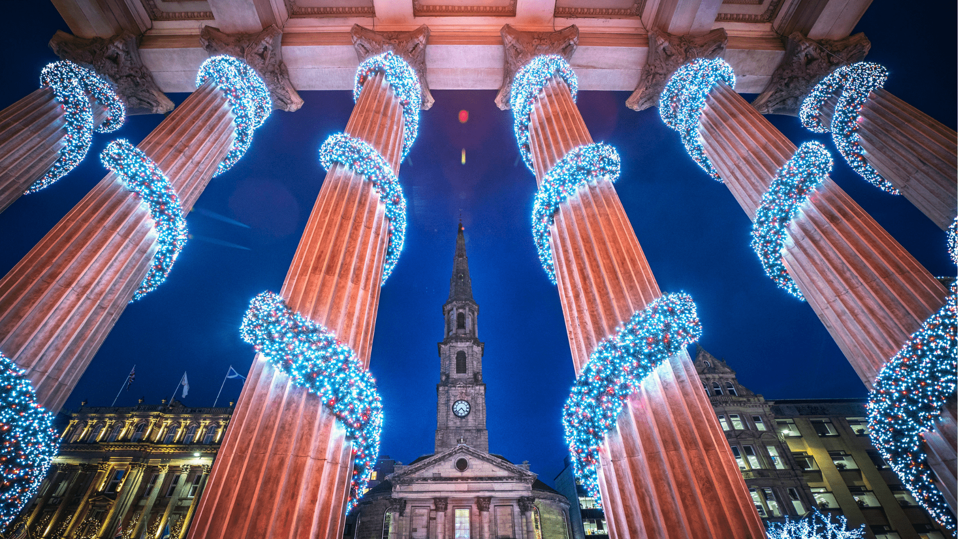 1920x1080 Madness', cry locals as famous Scots landmark puts up Christmas lights