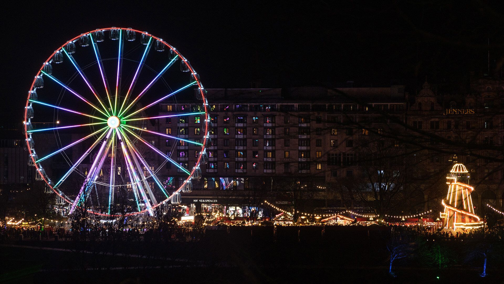1920x1080 LNER Big Wheel. What's On. Edinburgh's Winter Festival