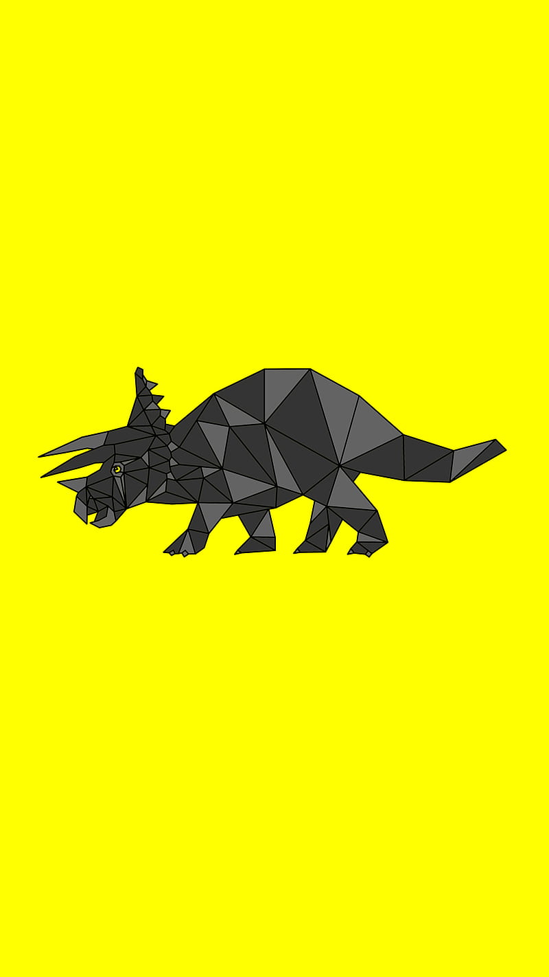800x1422 HD dino cool yellow wallpaper
