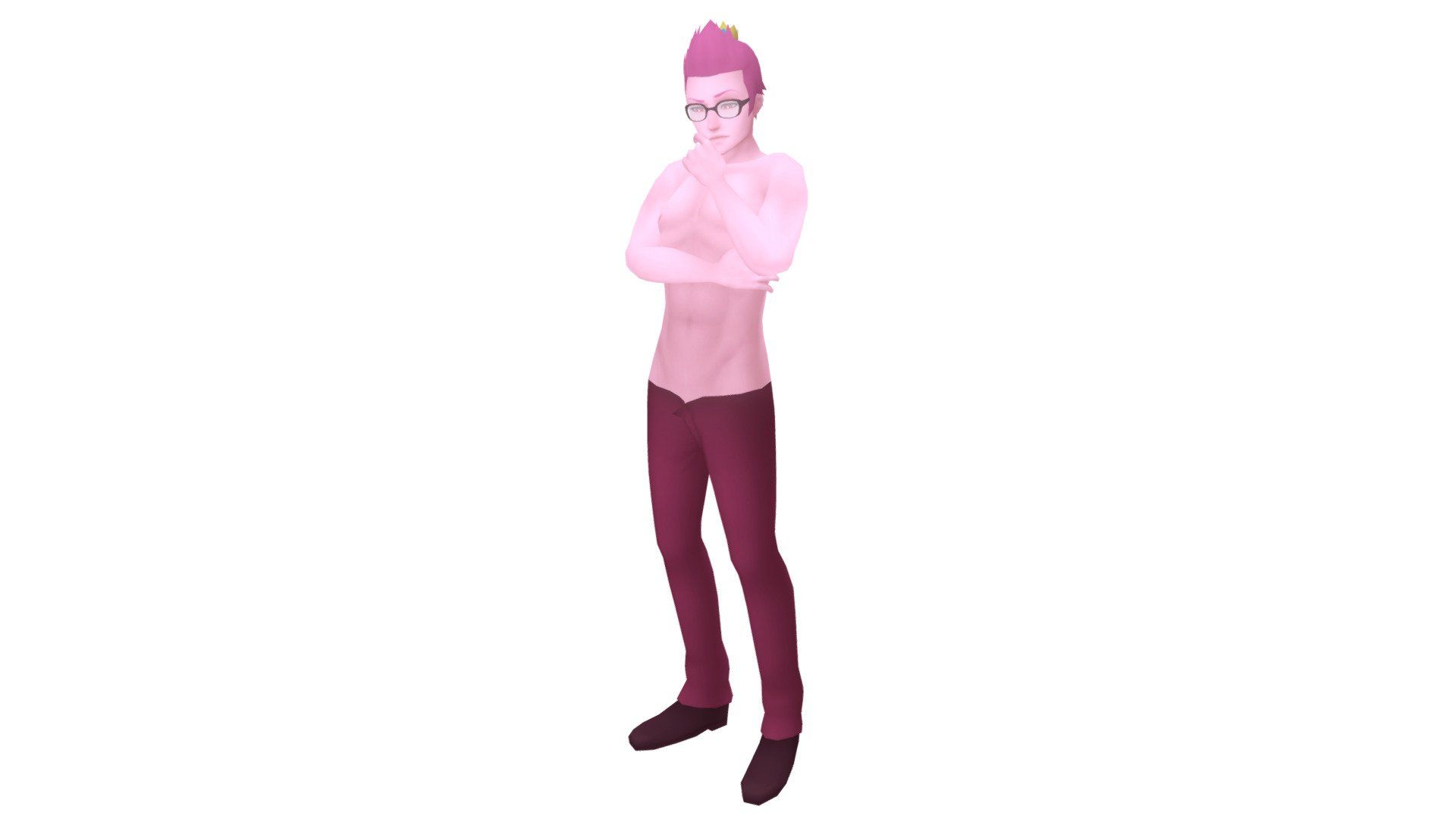 1920x1080 Prince Gumball (Topless) Free 3D model by Mike Inel [e8e86cb]