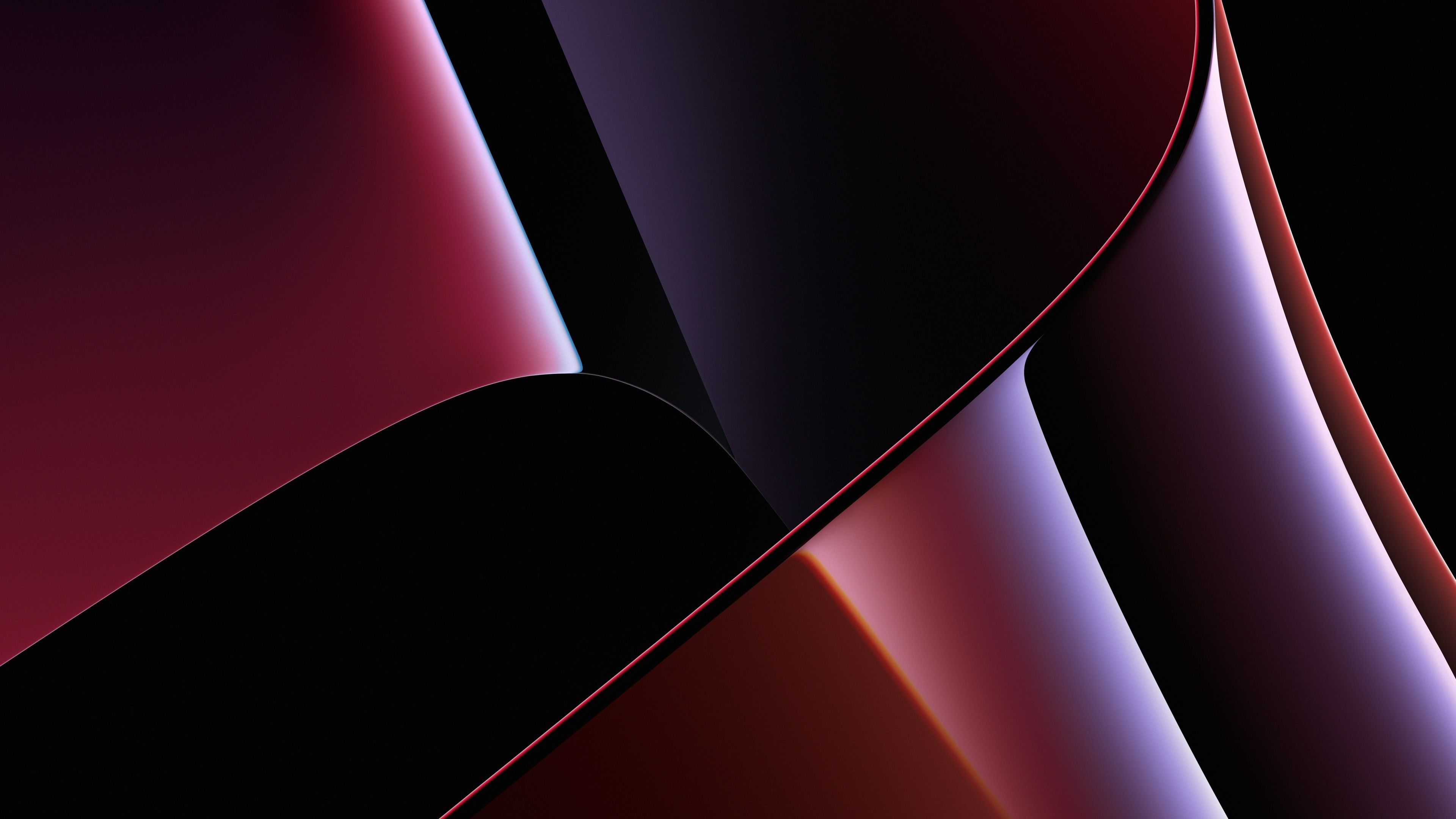 3840x2160 Apple MacBook Pro Wallpaper 4K, Dark Mode, Stock, 2021