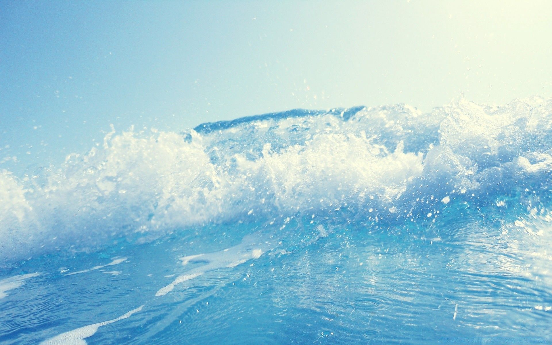 1920x1200 Ocean Wave Blue