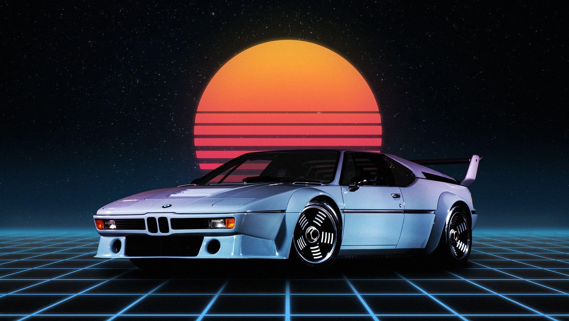 1920x1082 80s Car Wallpaper