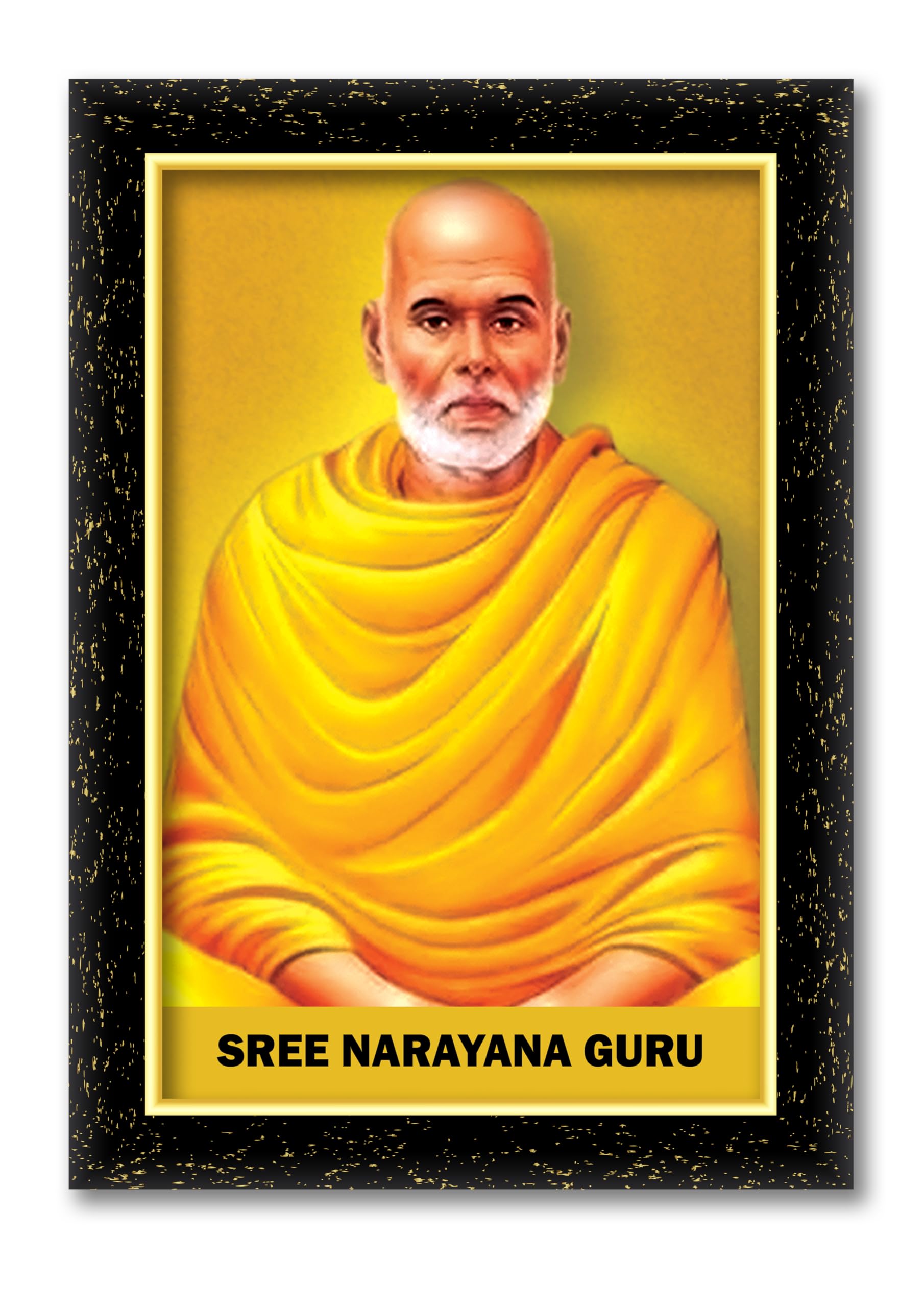 1810x2560 SREE NARAYANA GURU Laminated photo frame for wall, living room, gifts Painting (Wood Base and Front Laminated) (18X12 INCH) : Amazon.ca: Home
