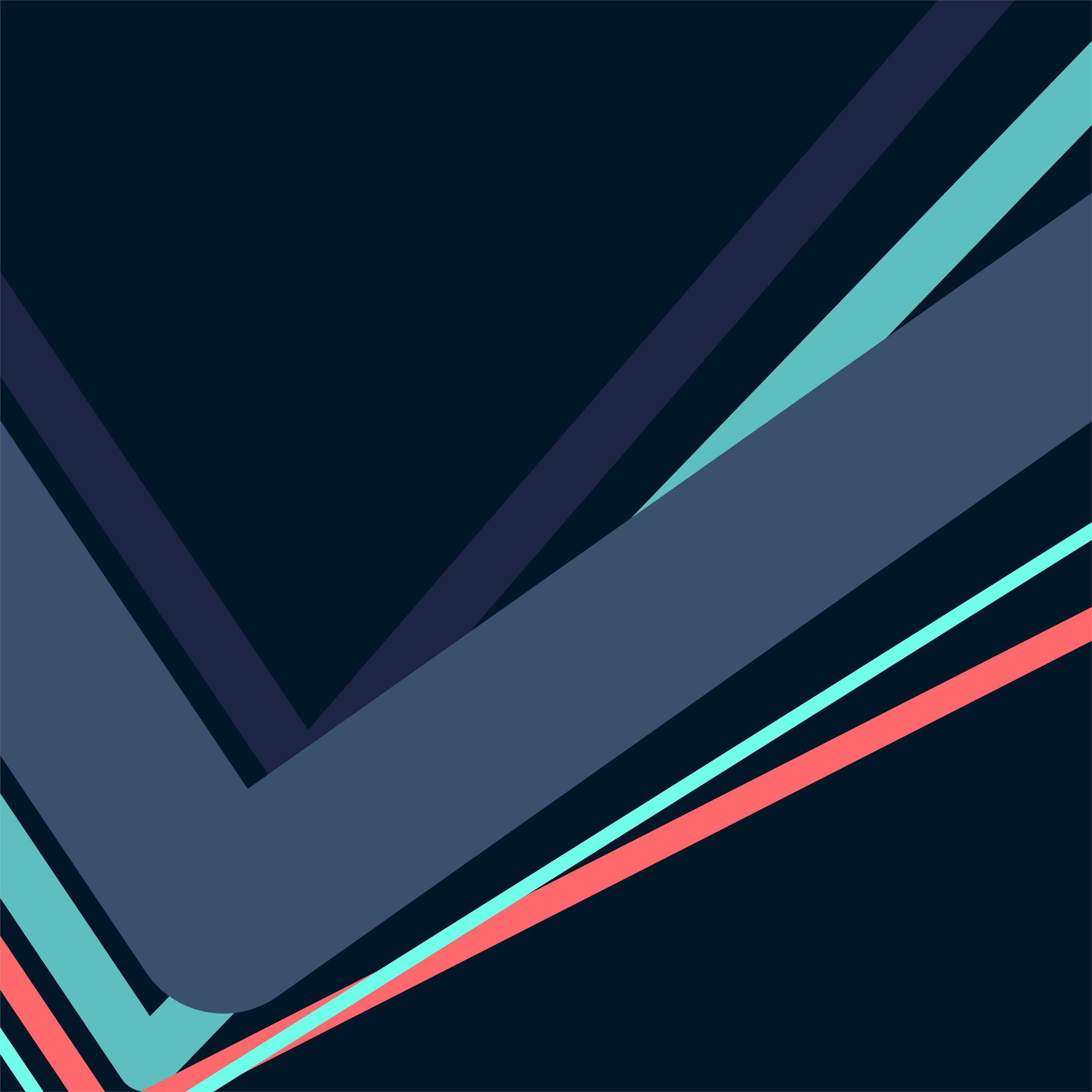 2732x2732 up down lines dark mode 8k iPad Pro Wallpaper Free Download