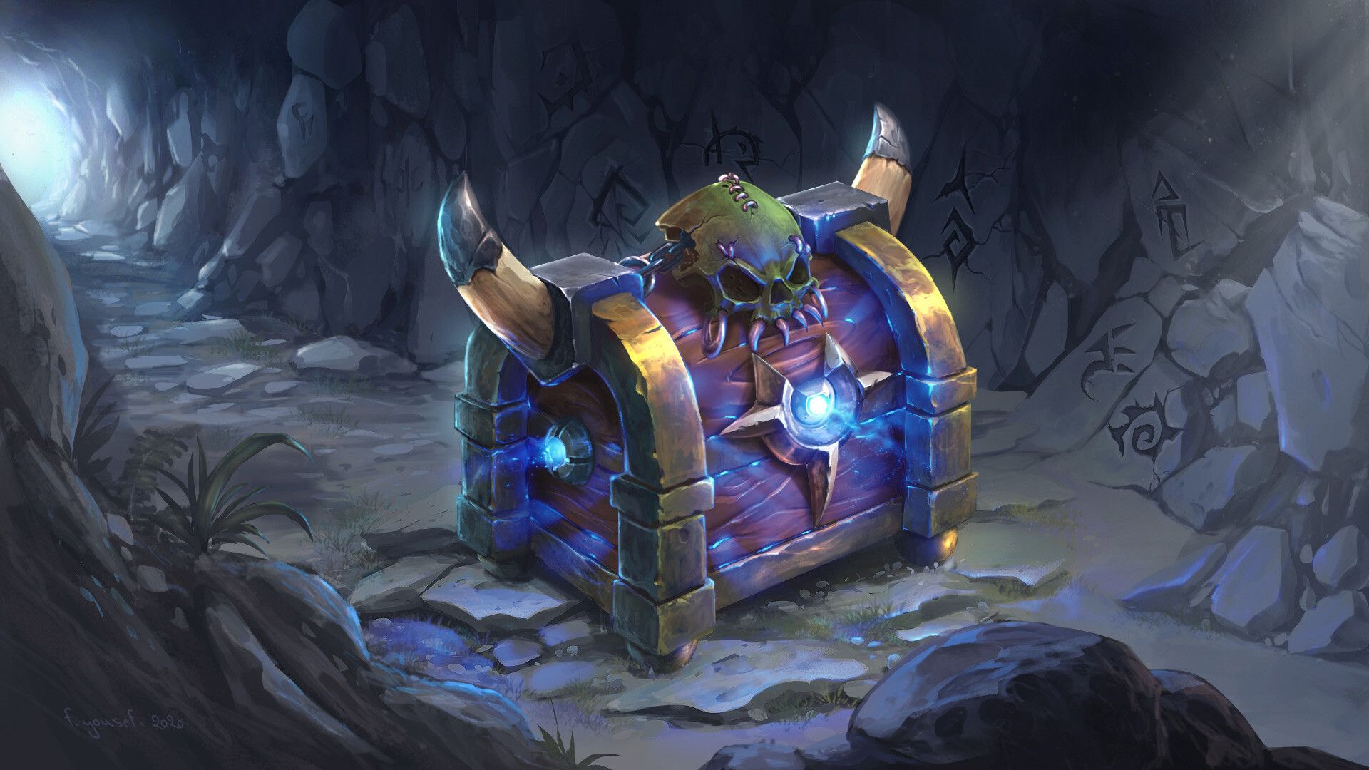 1920x1080 Magical chest