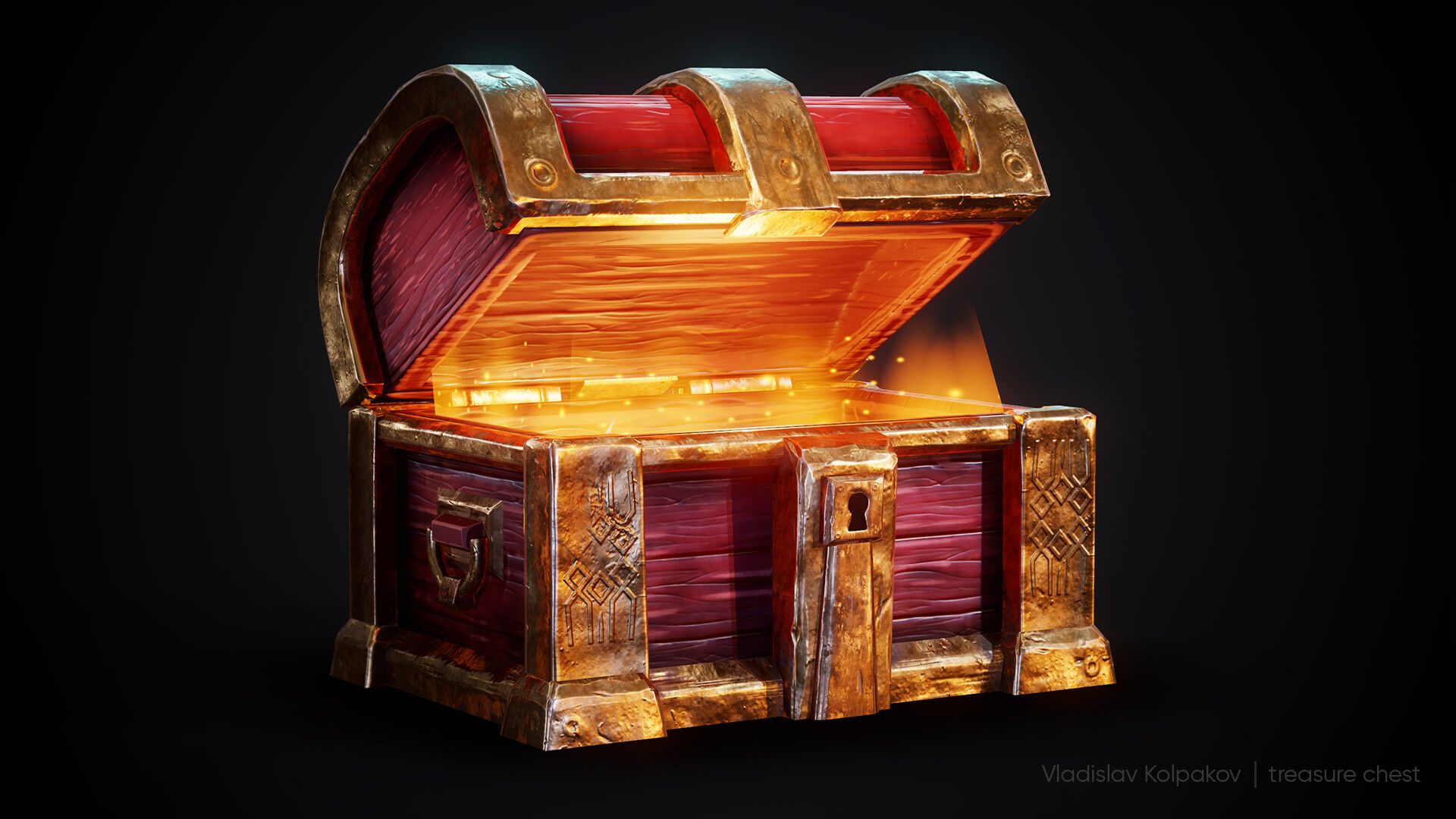 1920x1080 Vladislav Kolpakov of might and magic 3 (treasure chest)