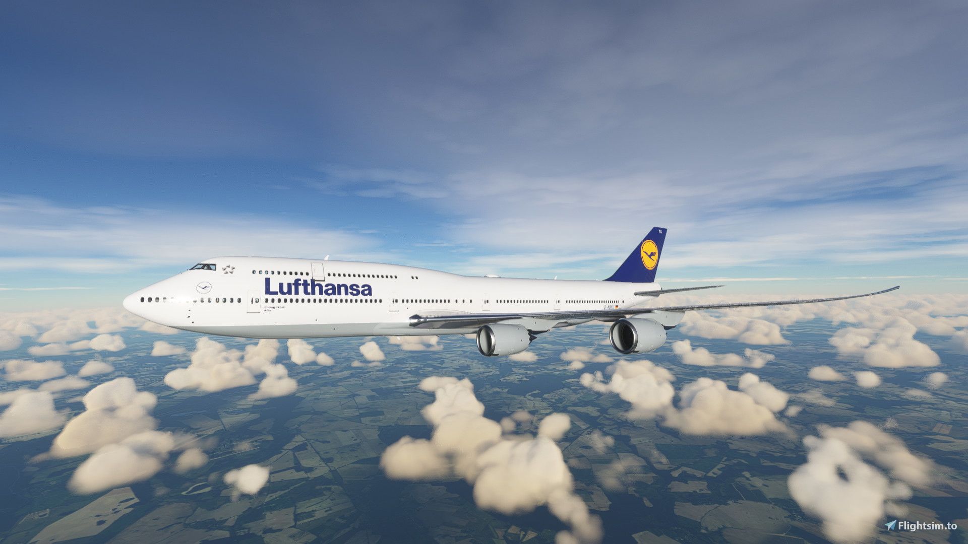 1920x1080 Asobo. Boeing 747 8i. Lufthansa. D ABYU Liveries For MSFS