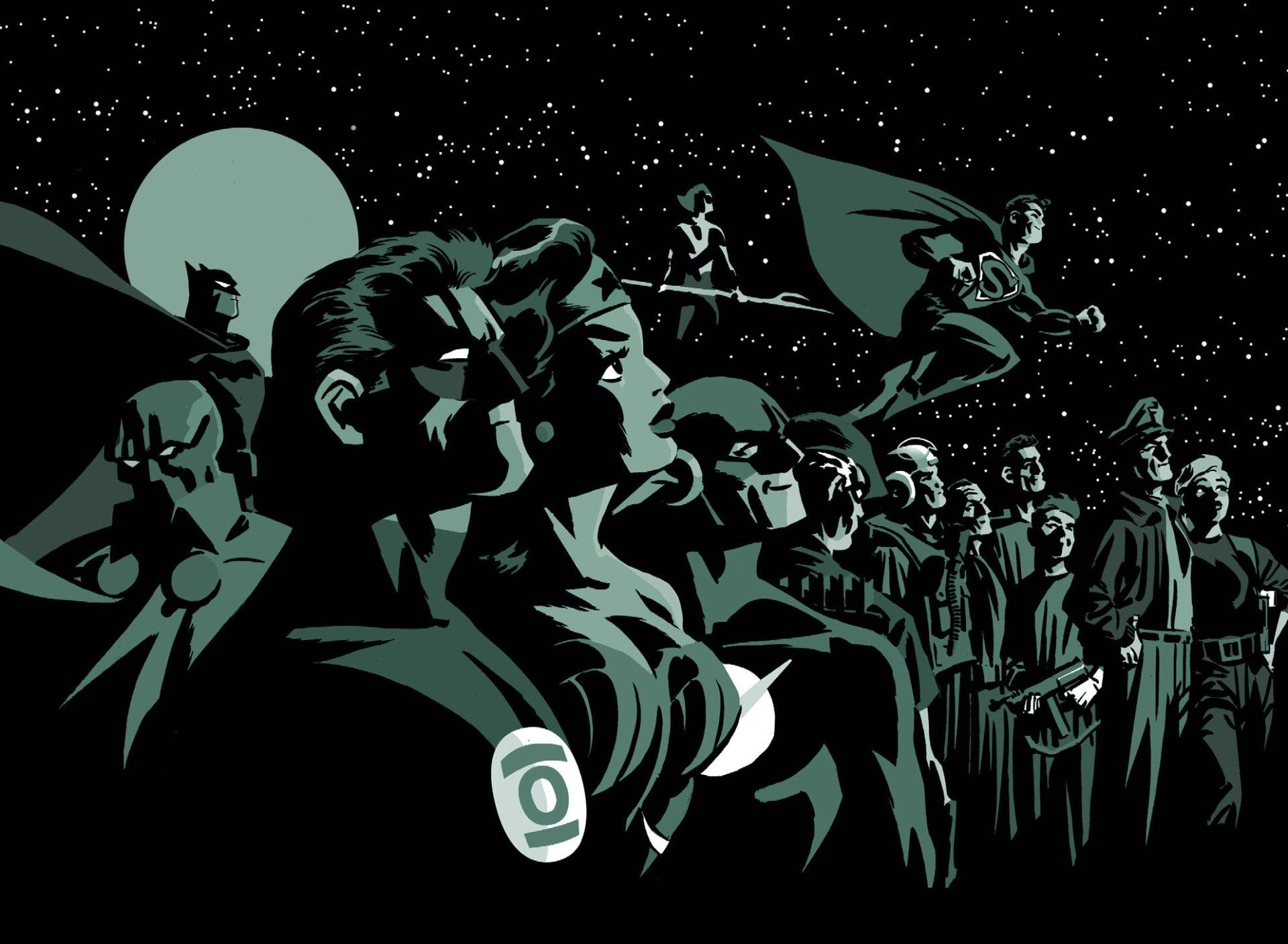 1920x1407 Download Comic DC: The New Frontier HD Wallpaper