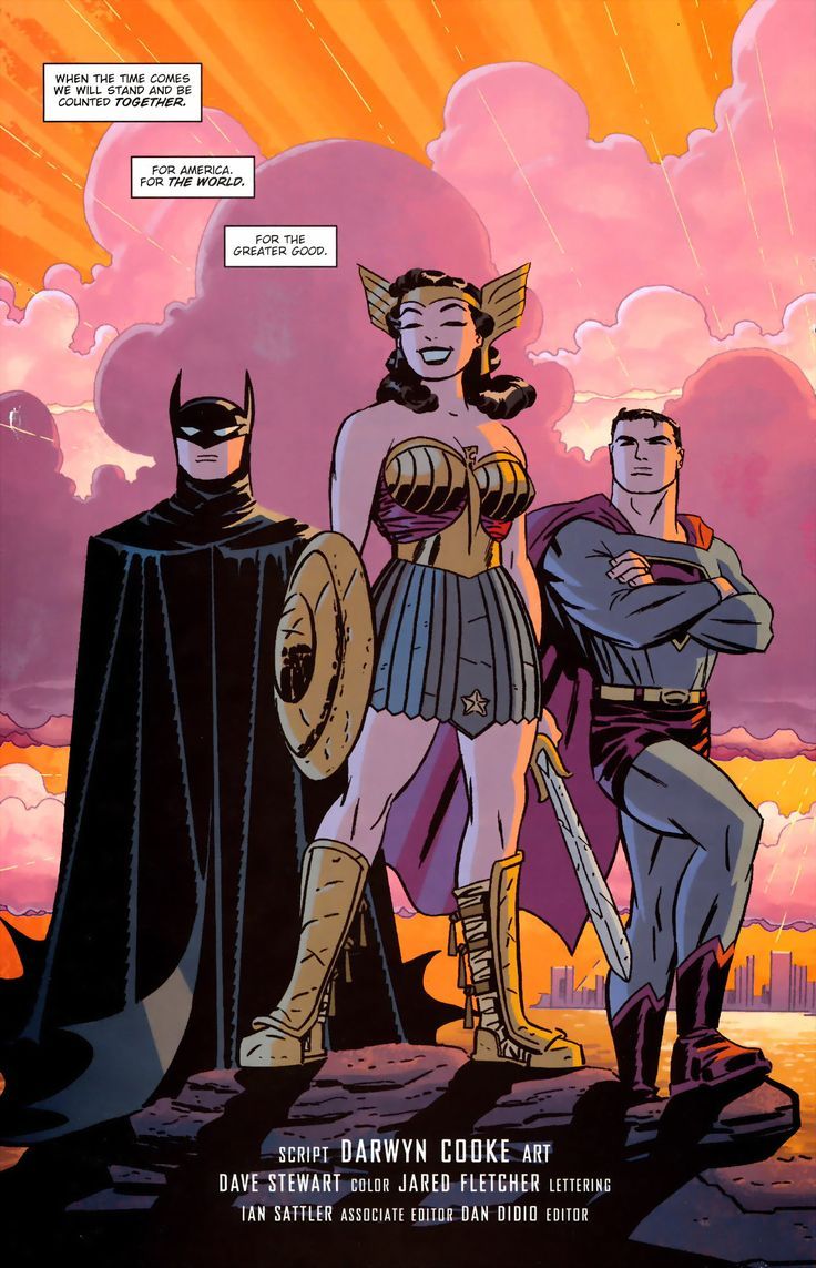 736x1143 The World's Finest in Justice League: The New Frontier Special. Art by Darwyn Cooke & Dave Stewart