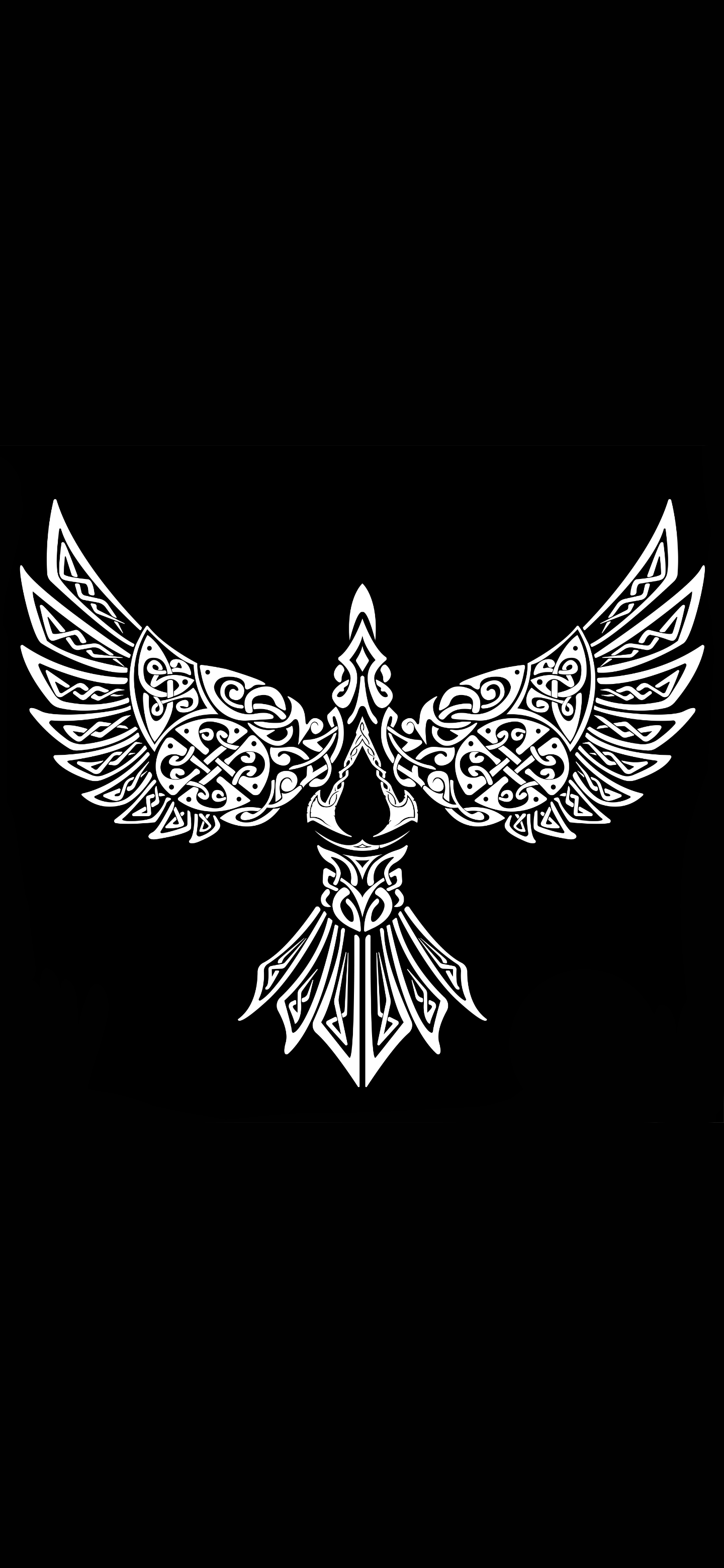 1440x3120 I Pre Ordered The Deluxe Art Book For Valhalla, And I Loved The Sleeve Cover Art. Using A Super Low Res Image, I Then Drew A More HD Version Of This Beautiful Raven