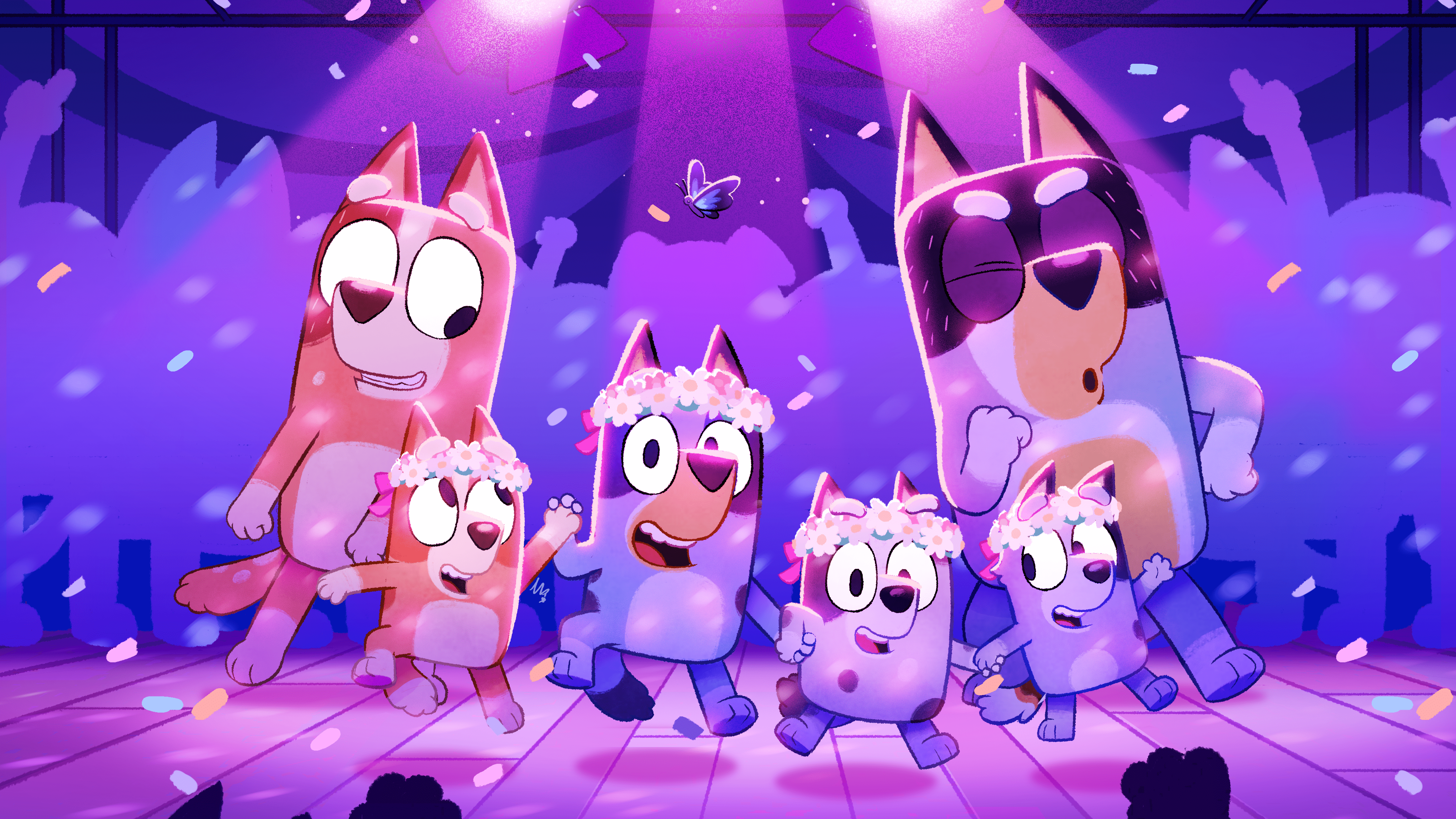 4977x2800 Bluey 'The Sign': Phone and Tablet Wallpaper Official Website