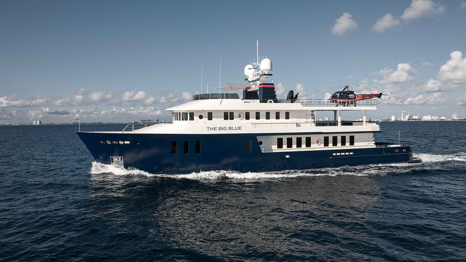 1600x900 The Big Blue yacht (Troy Marine, 42m, 2010)