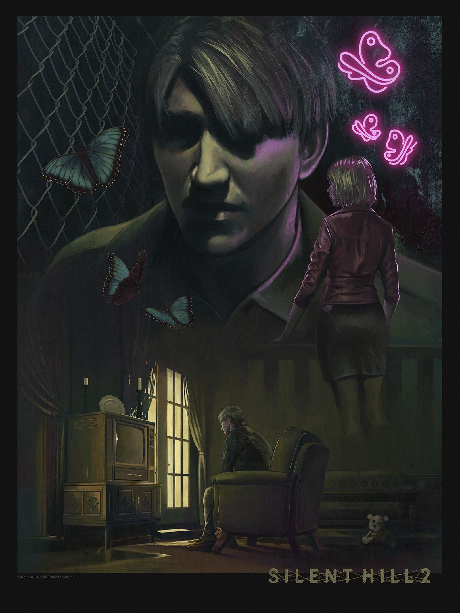 1600x2133 Silent Hill 2 (Remake) Art Print By Moor Art Gallery