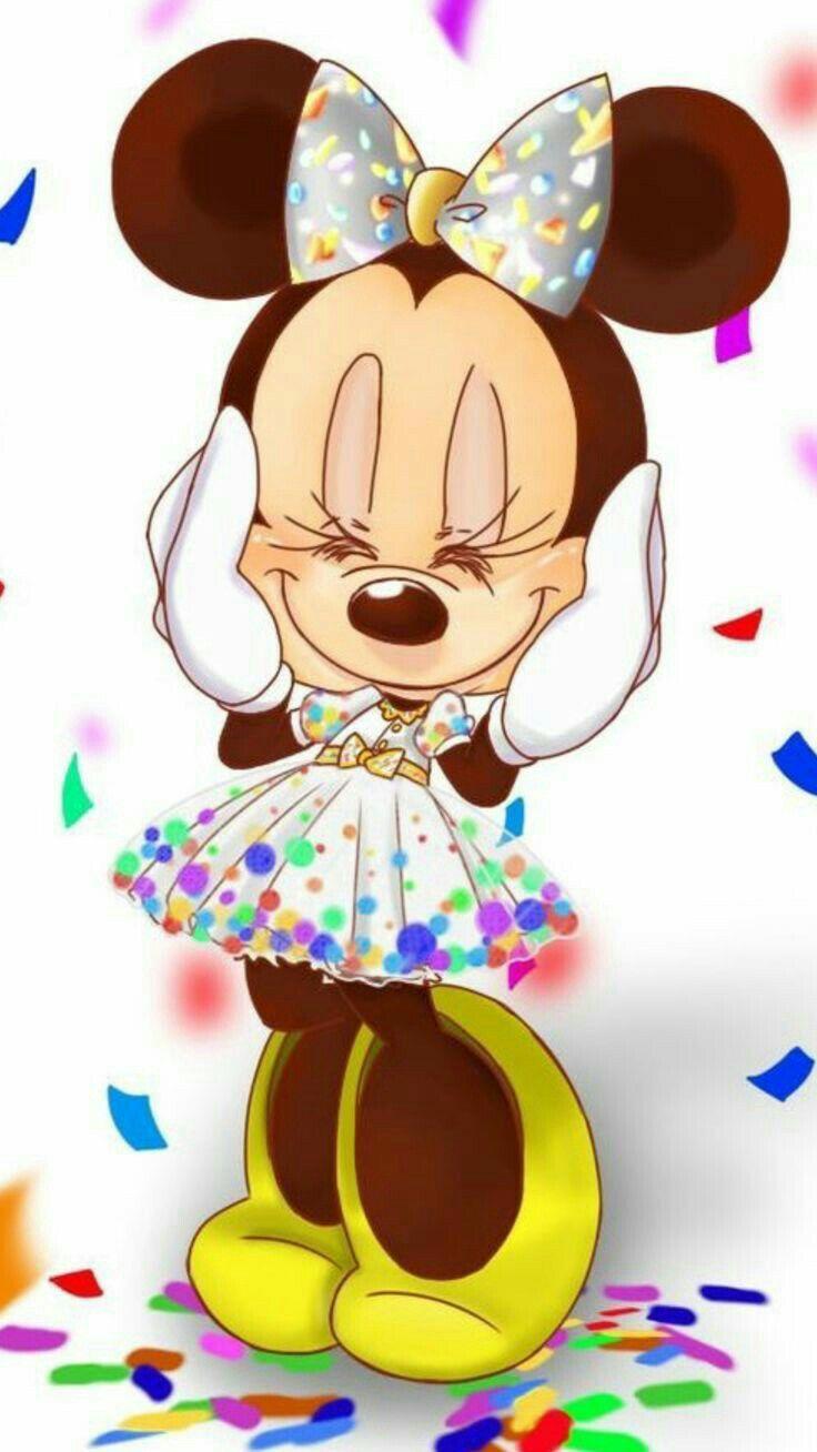 736x1308 1942 Anime. Minnie papel de parede
