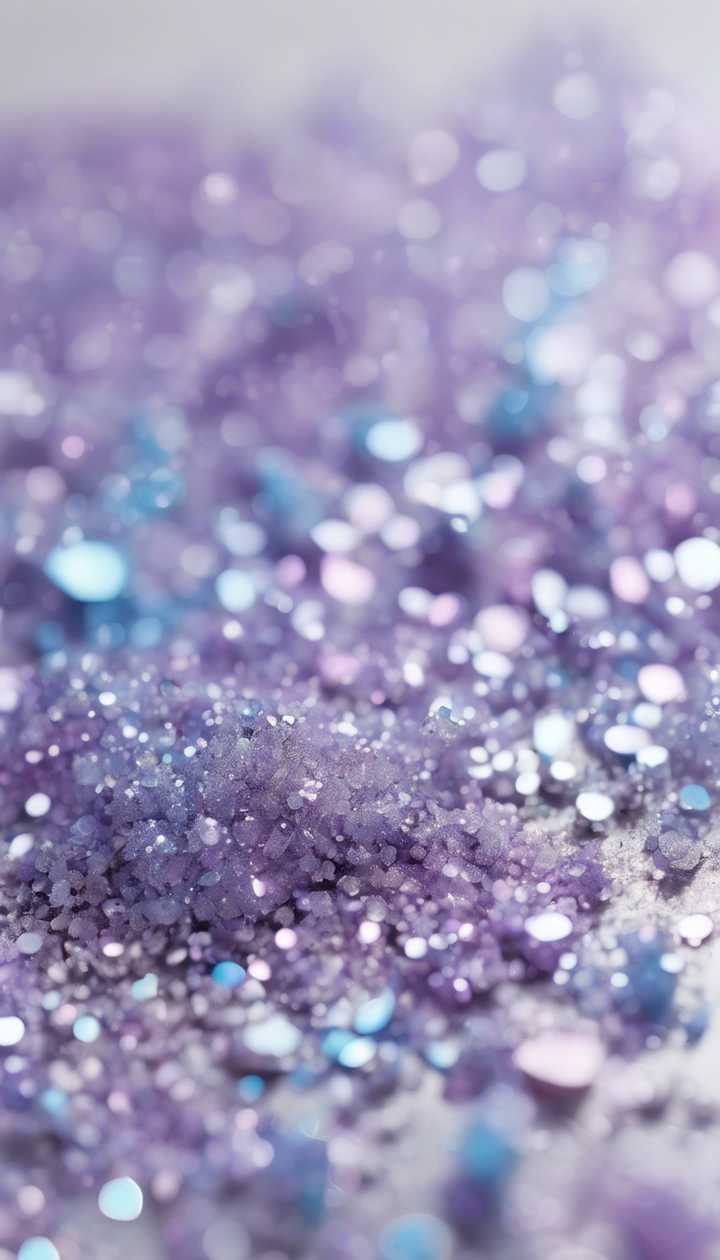 720x1260 A Close Up Of Pastel Blue And Purple Glitter Sprinkled On A White Surface. Wallpaper [ceb8c10aae0842288db5] By Wallpaper HD