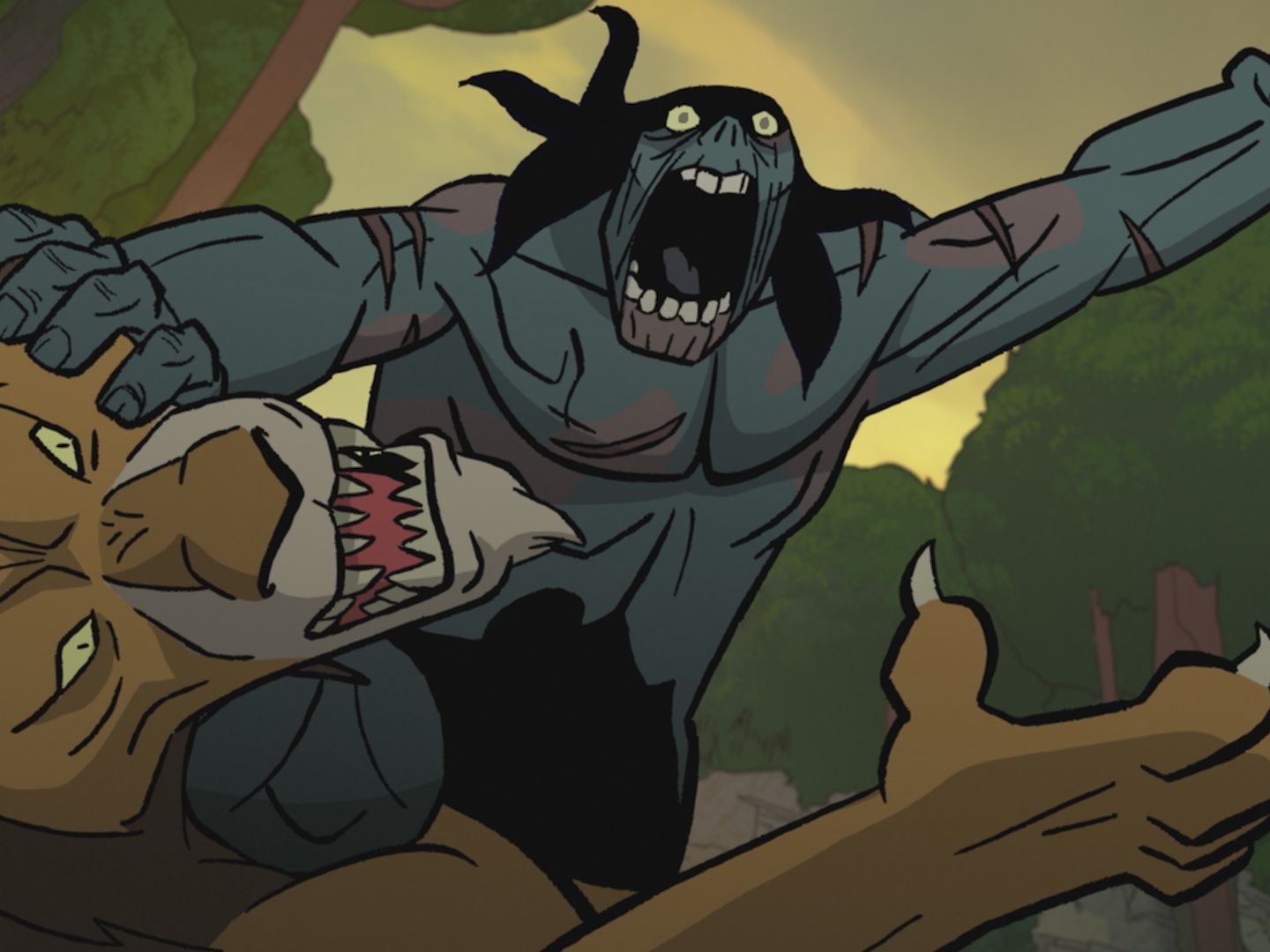 1440x1080 After 4 years, Primal picks up where it left off without losing any of its grim violence or emotional core
