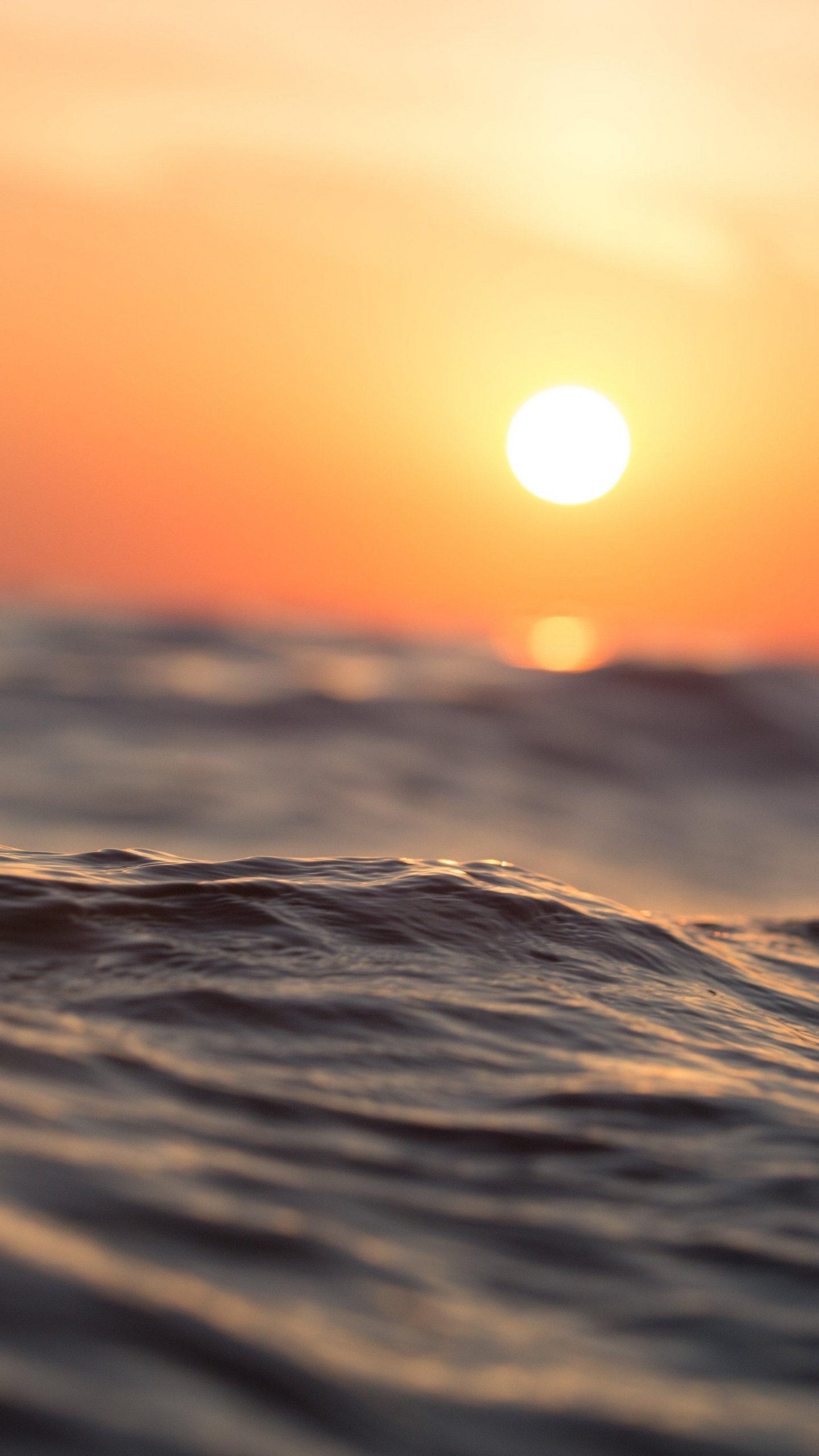 1440x2560 Water with Sun Wallpaper, Android & Desktop Background