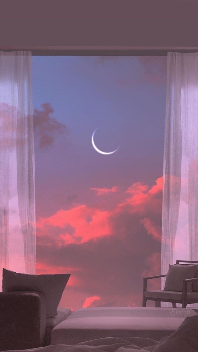 800x1422 iPhone Home Screen, Aesthetic Moon, HD phone wallpaper