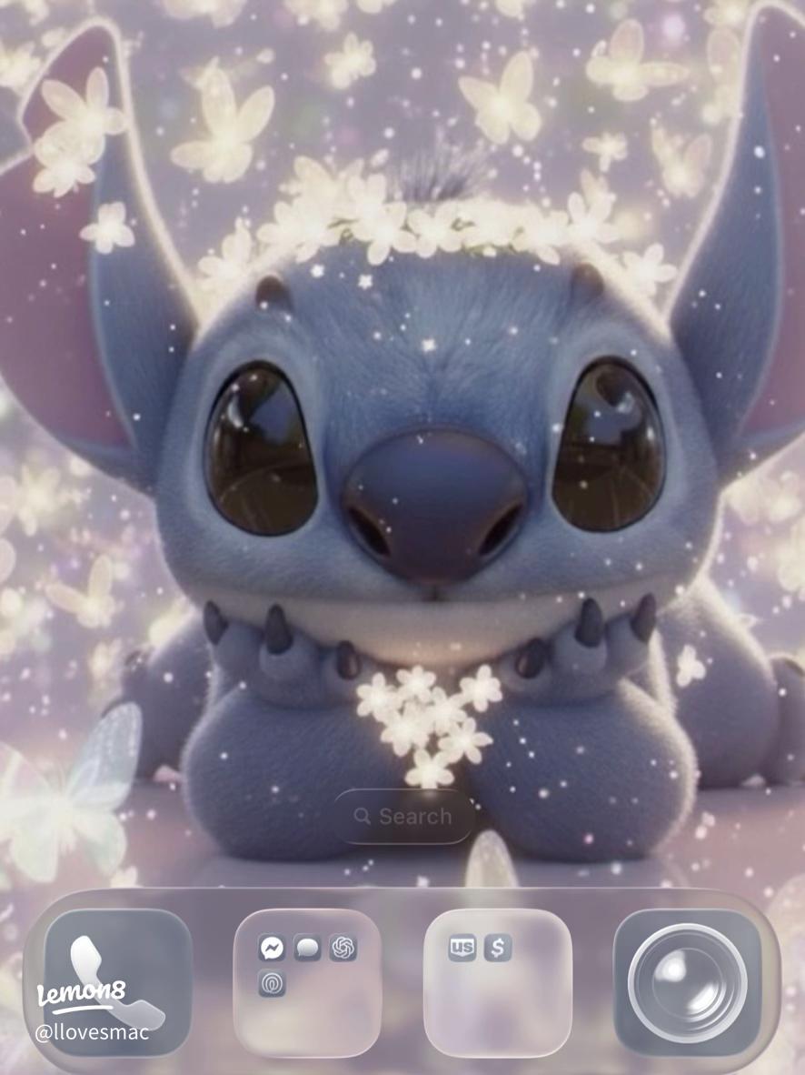 886x1182 My Adorable Stitch Phone Theme: Lock Screen, Home Screen & Widgets!
