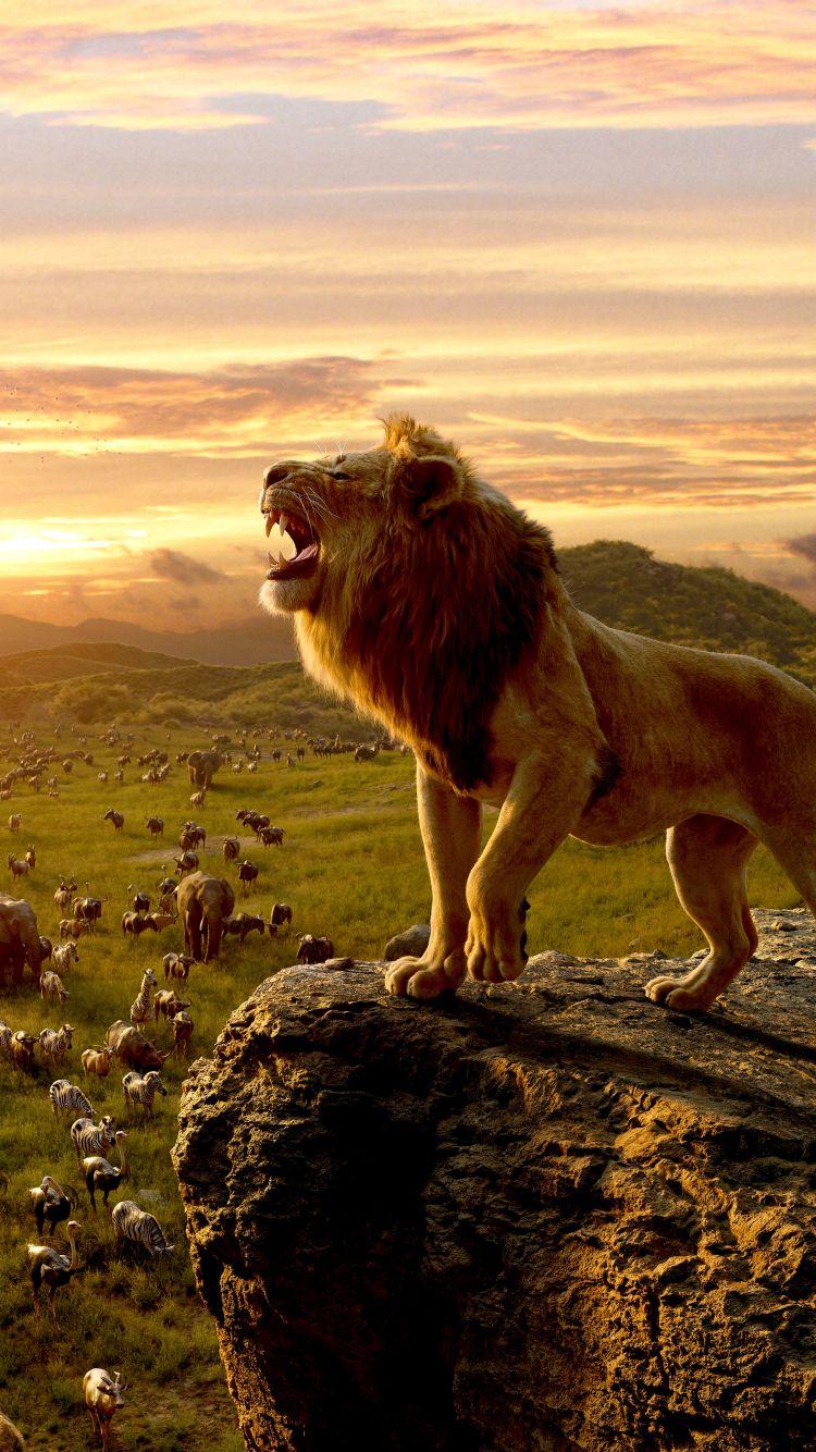 750x1334 Download 750x1334 wallpaper the lion king, king of jungle, movie