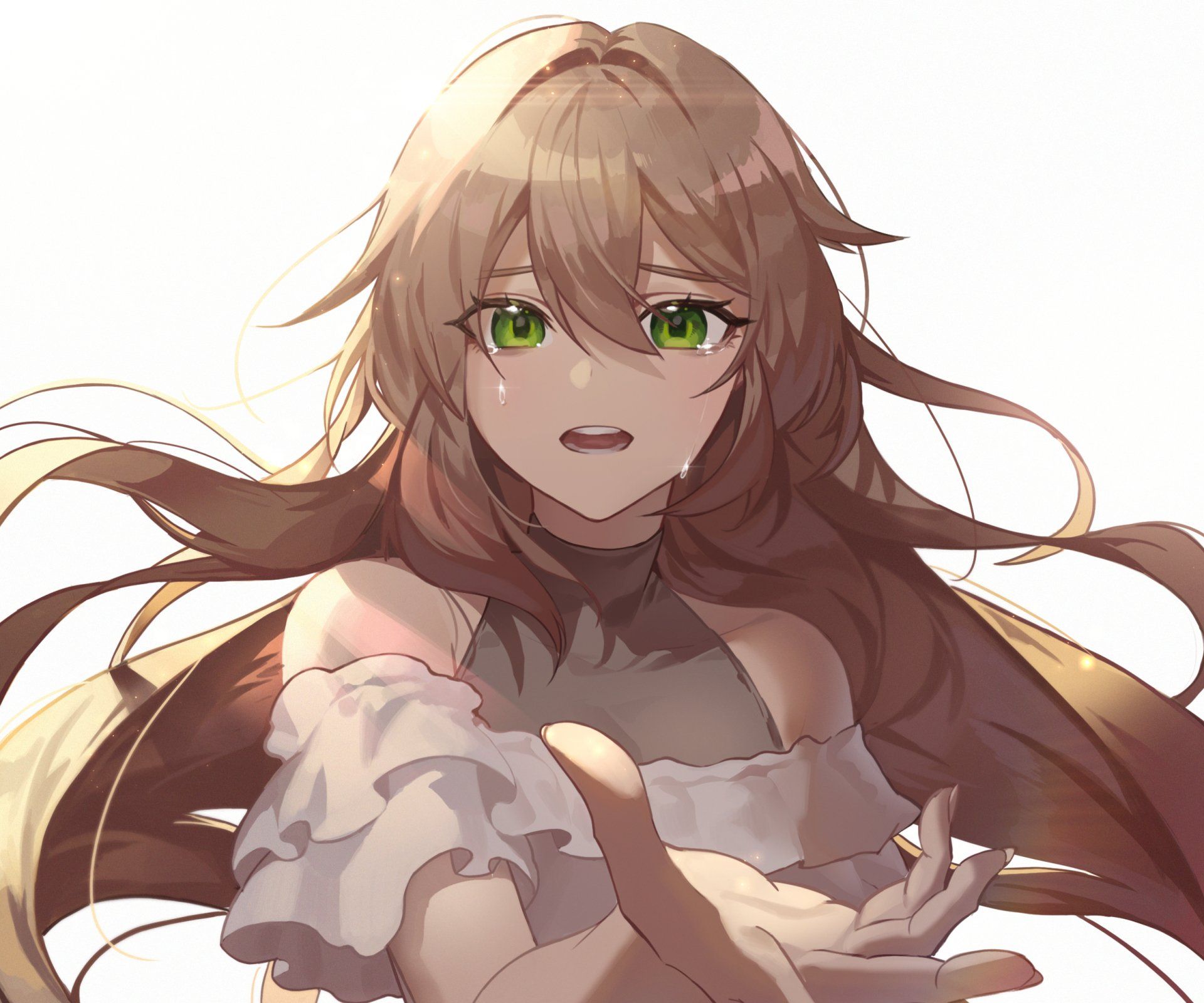 1920x1600 Download Green Eyes Anime Girl Anime Girl HD Wallpaperx2067