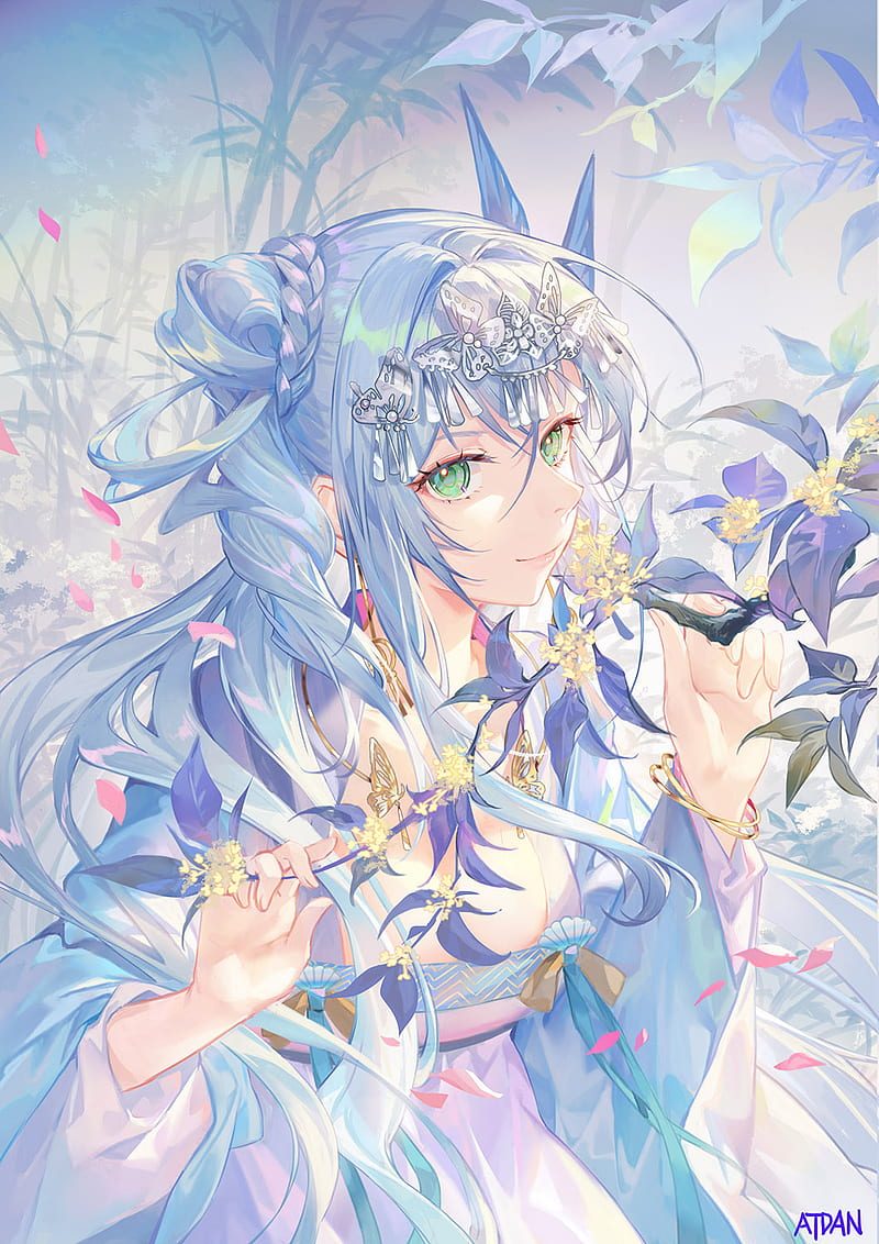 800x1132 Anime, anime girls, digital art, artwork, 2D, portrait display, vertical, Atdan, HD phone wallpaper