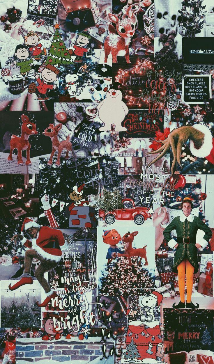 735x1251 christmas wallpaper collage. Cute christmas wallpaper, Wallpaper iphone christmas, Christmas phone wallpaper