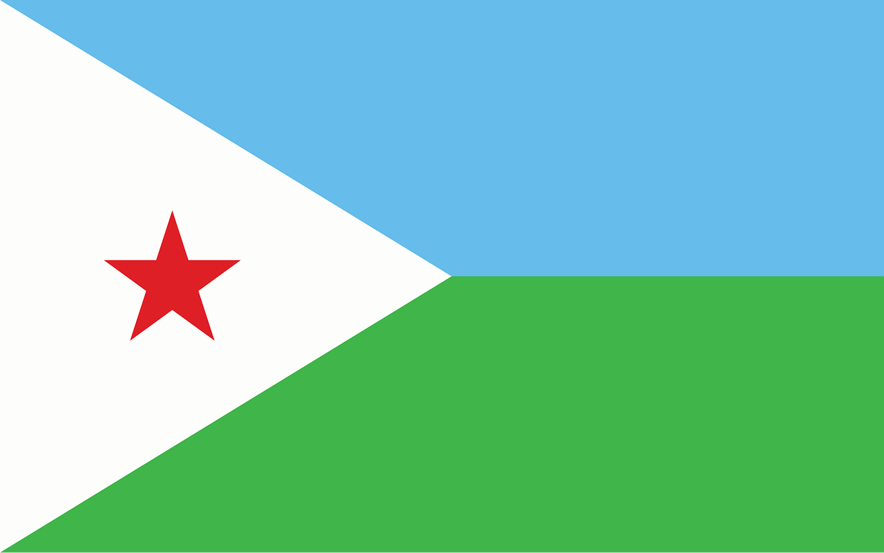 1280x800 Download Djibouti Flag Country. Royalty Free Vector Graphic