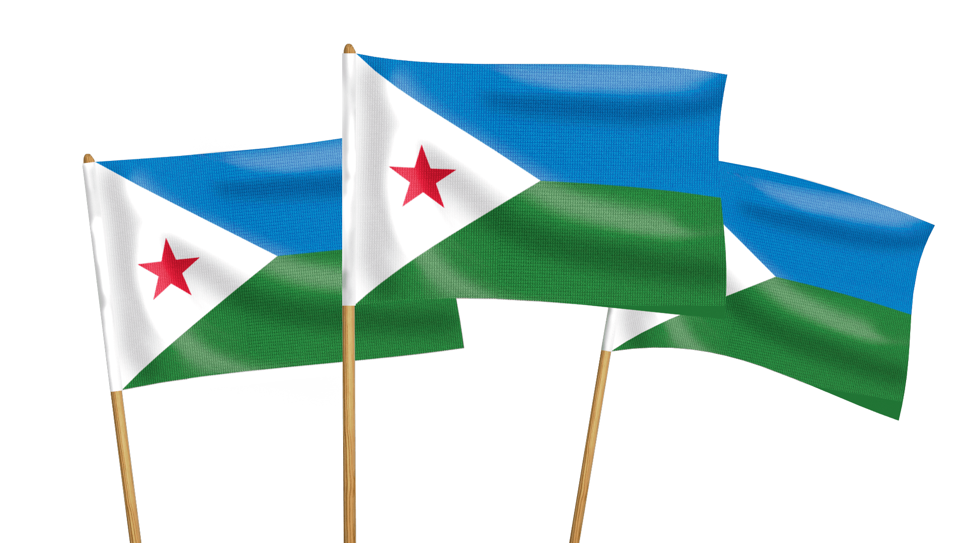 1920x1080 Djibouti Handwaving Flags Flag Company