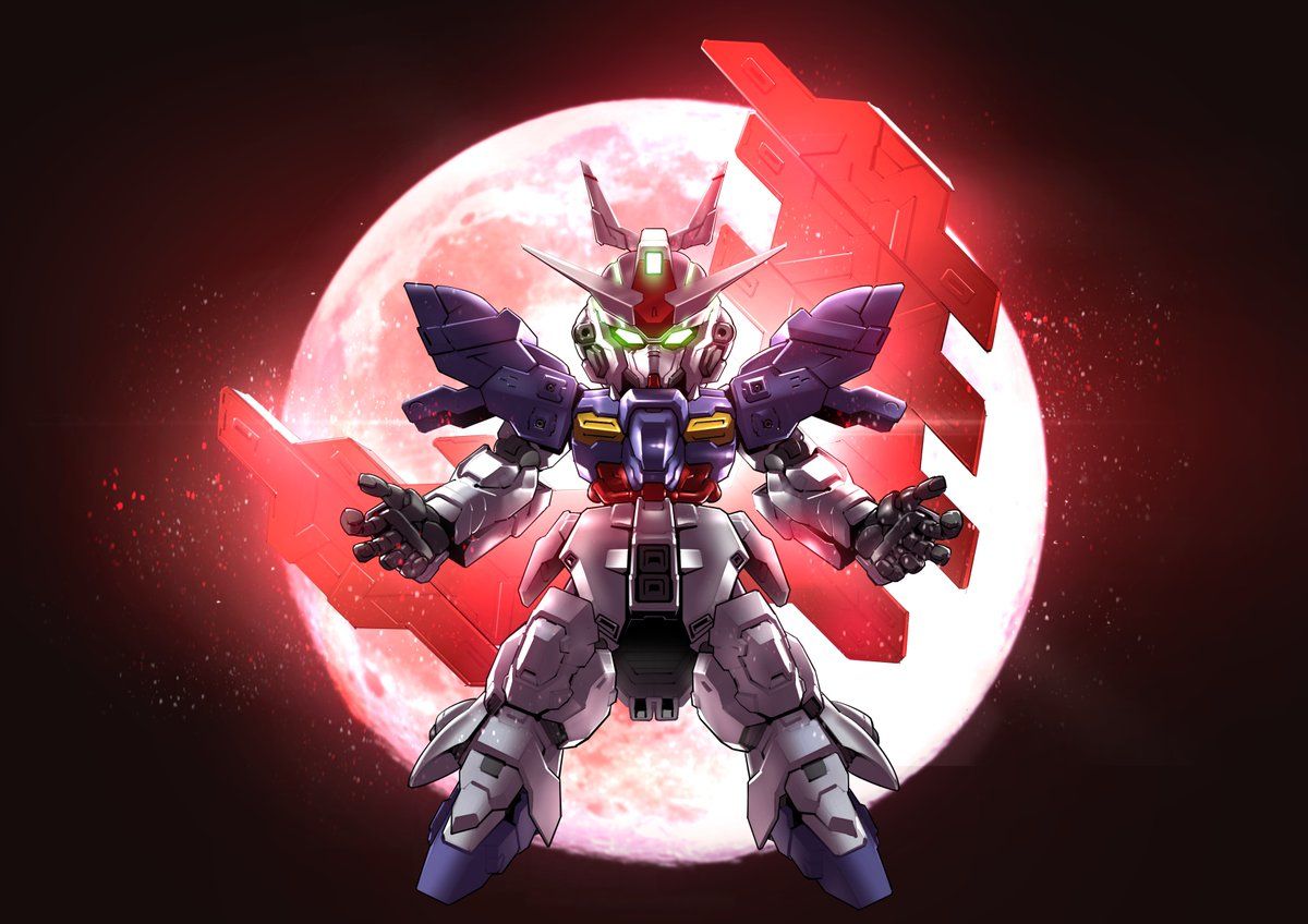 1200x848 MOON GUNDAM 来自 #SDガンダム #ムーンガンダム #これを見た人は真正面の画像を貼れ