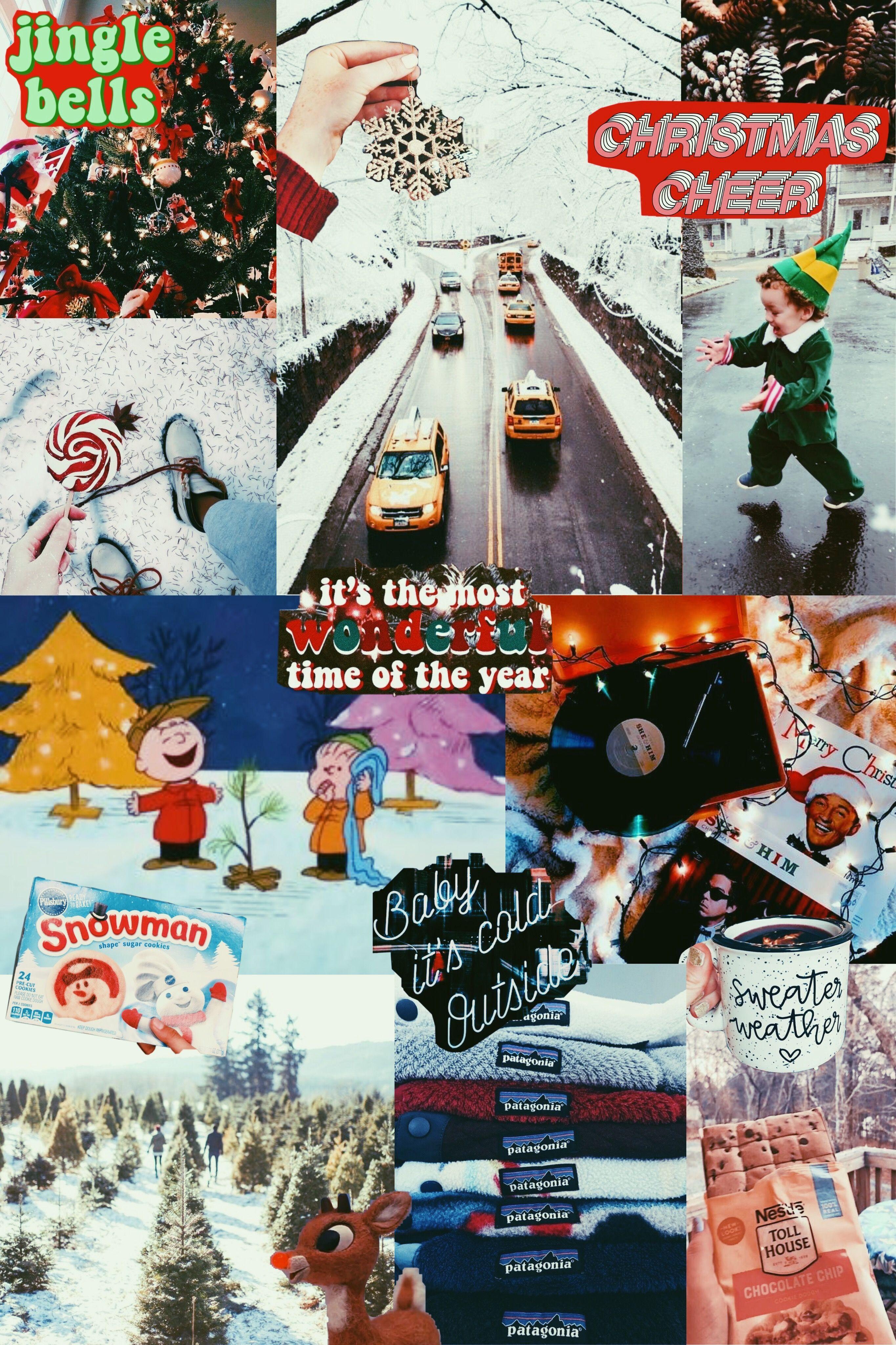 2730x4096 collage #winter #christmas #vscocollage #vsco #picsart. Xmas wallpaper, Christmas collage, Christmas wallpaper