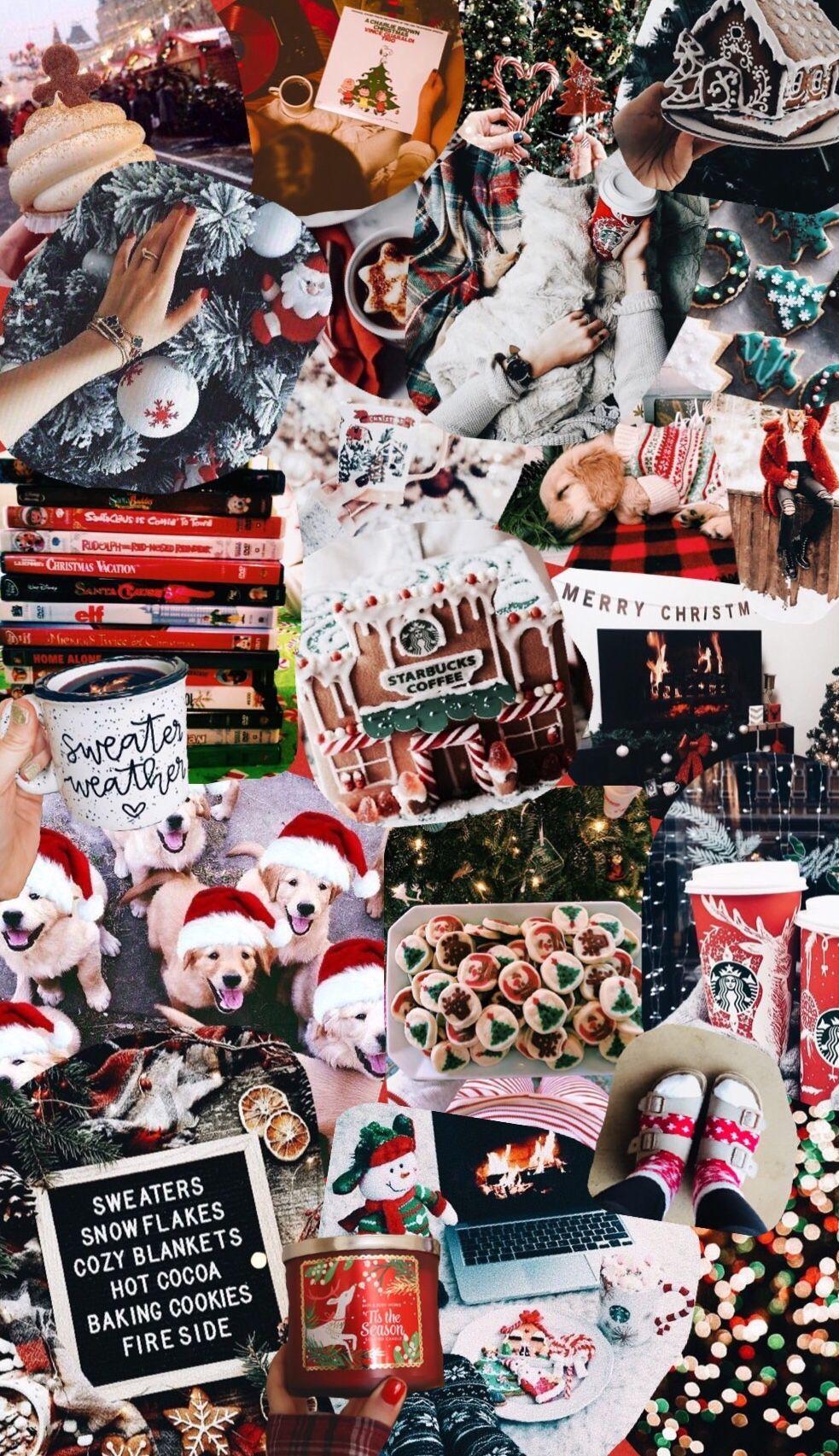 983x1705 reloadedco.com #goodvibes #streetwear #attitude. Christmas collage, Christmas wallpaper, Cute christmas wallpaper