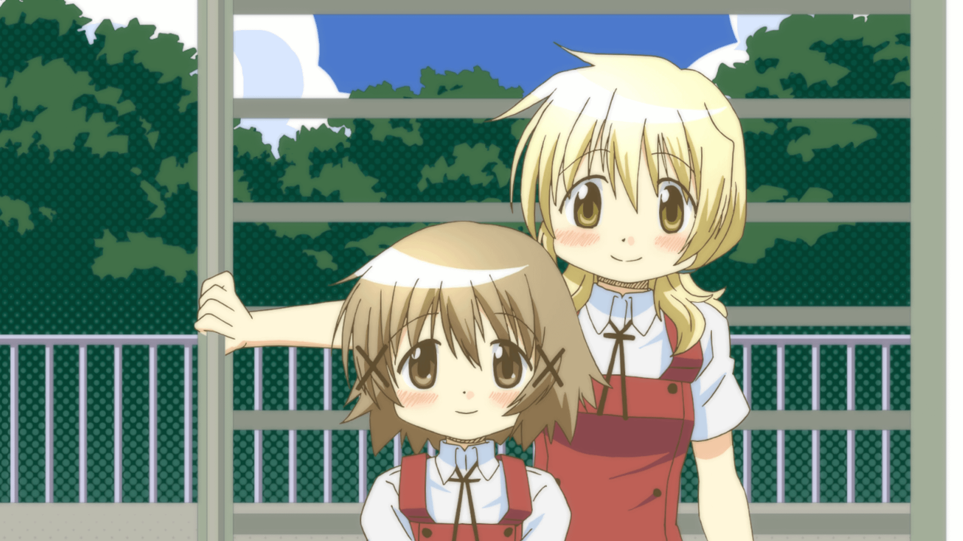 1920x1080 SHAFT Background Art: Hidamari Sketch x Honeycomb (230 Image)