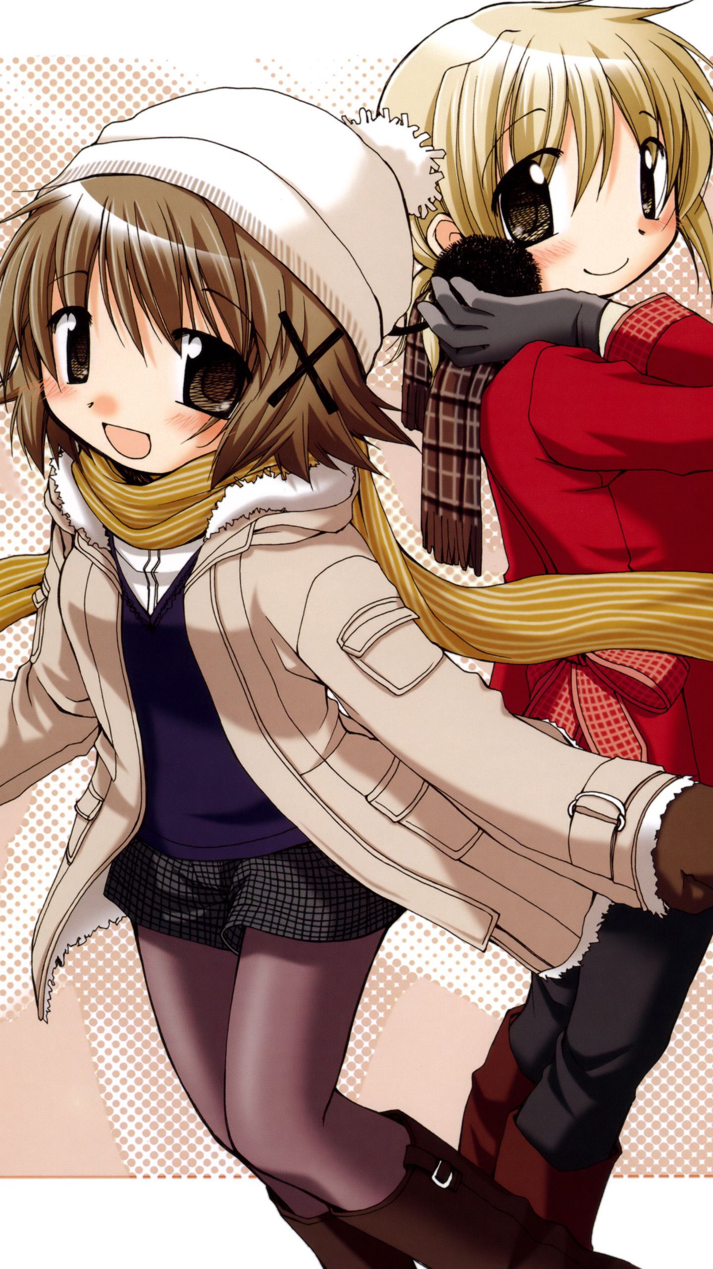 1440x2560 The Forgotten Lair. Hidamari Sketch Mobile Wallpaper