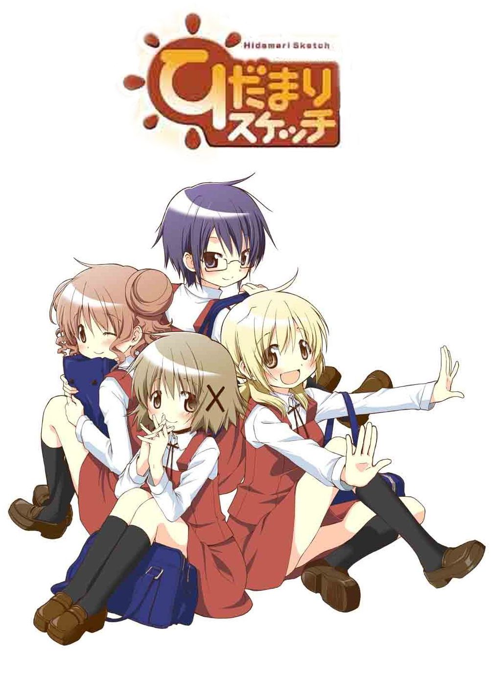 1013x1388 Hidamari Sketch (TV Series 2007)