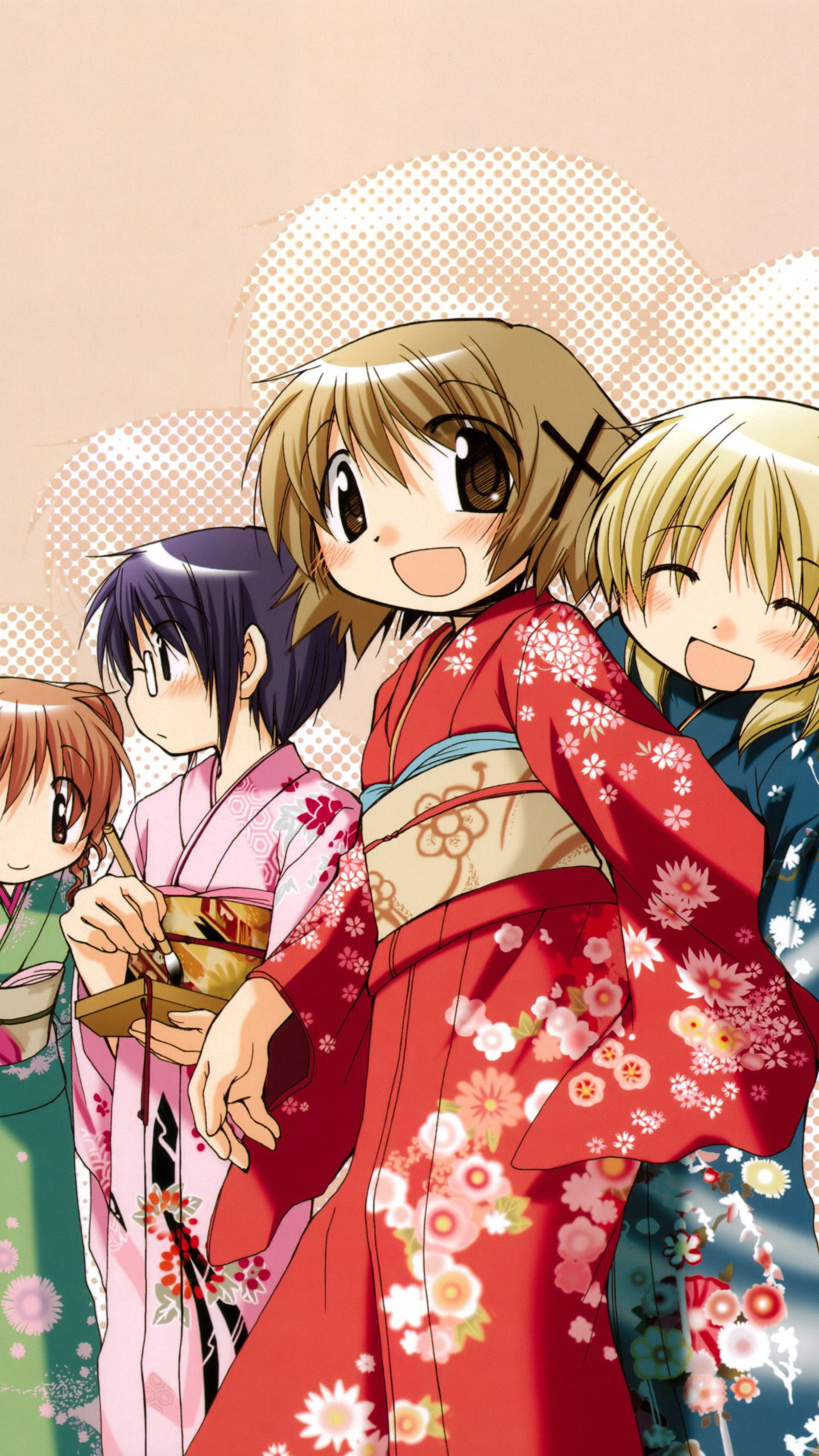 1440x2560 The Forgotten Lair. Hidamari Sketch Mobile Wallpaper