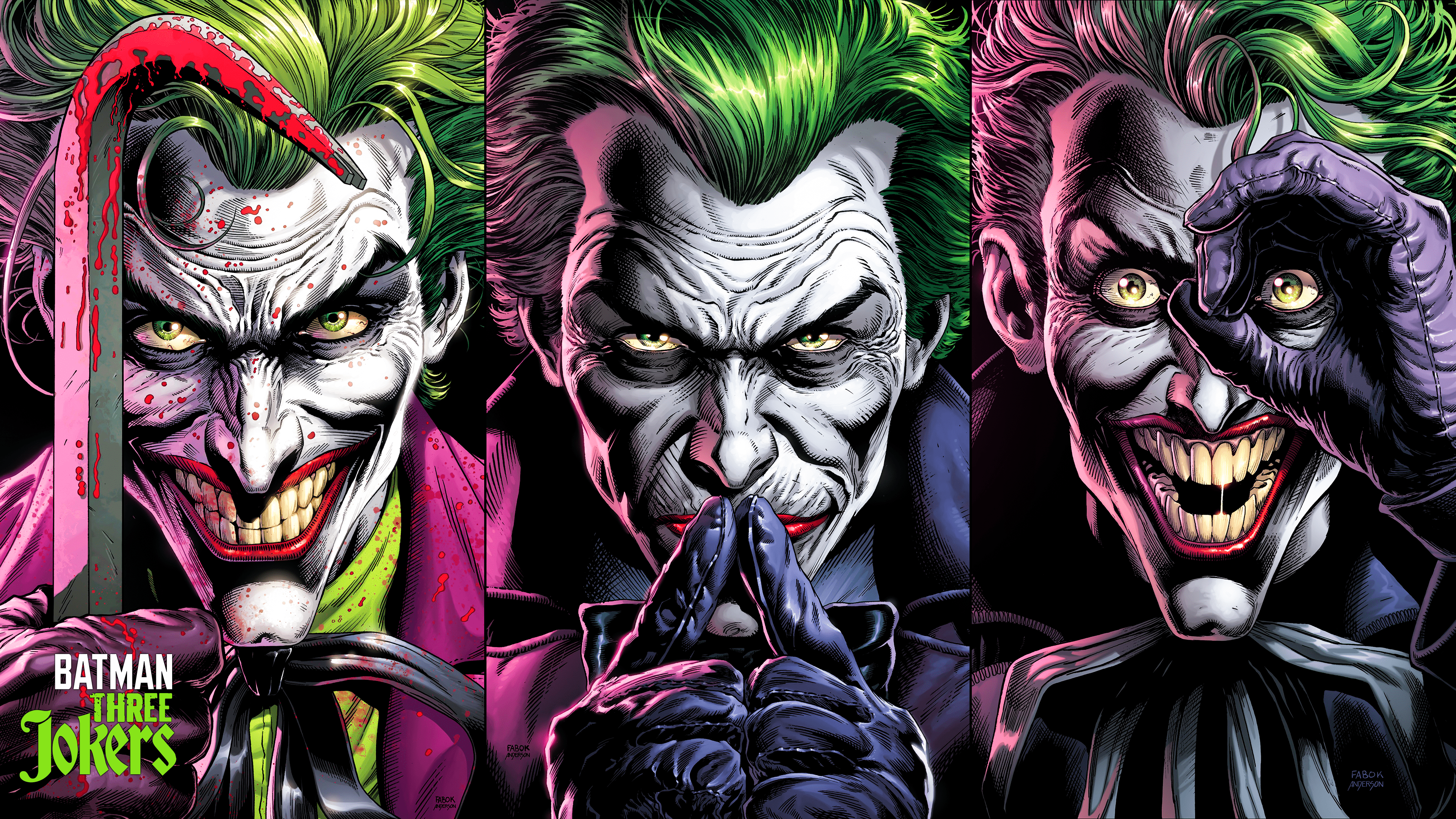 3840x2160 Batman Three jokers [3840×2160]