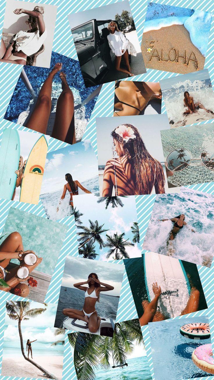 736x1307 dream vacation #summervacationchecklist. Travel collage, Summer wallpaper, Collage background