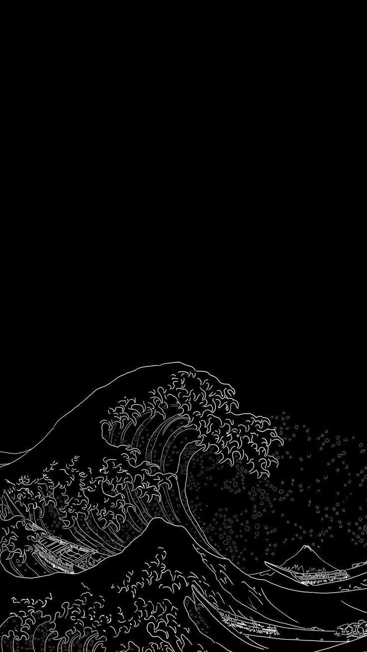 736x1308 The Great Wave off Kanagawa Wall Art. Fondos de pantalla estrellas, Fondos de pantalla atardecer, Fondo de pantalla negro para iphone