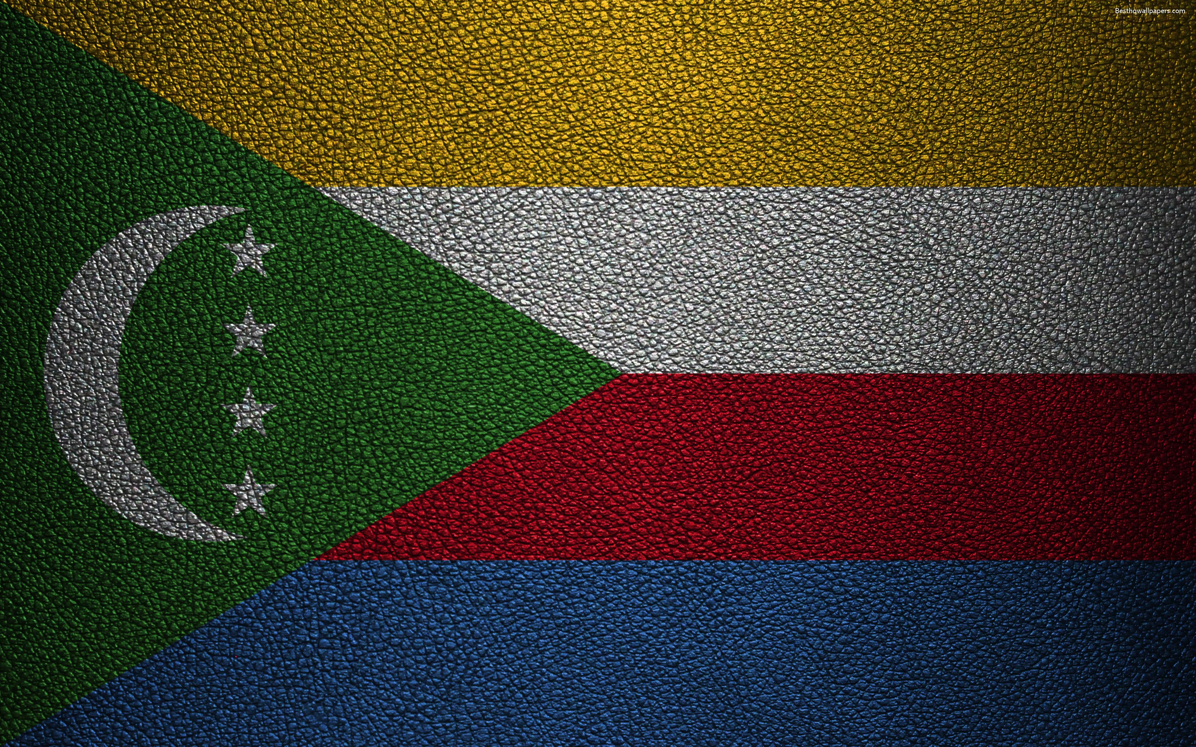 3840x2400 Comoros Flag Wallpaper