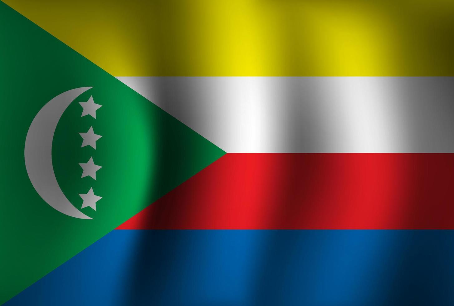 1455x980 Comoros Flag Background Waving 3D. National Independence Day Banner Wallpaper