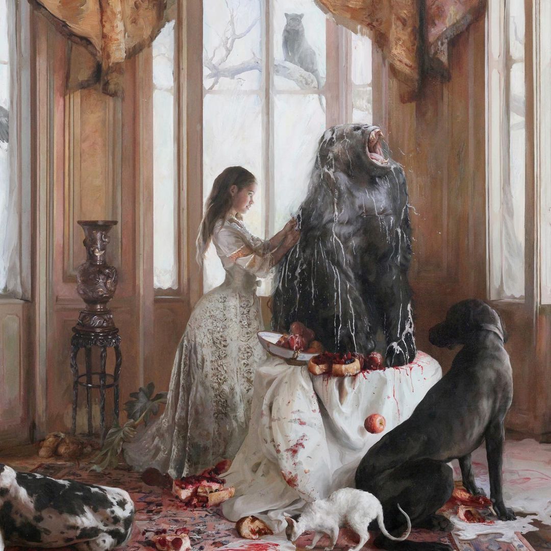 1080x1080 Painting By Guillermo Lorca García Huidobro ( Born In Santiago De Chile, 1984)