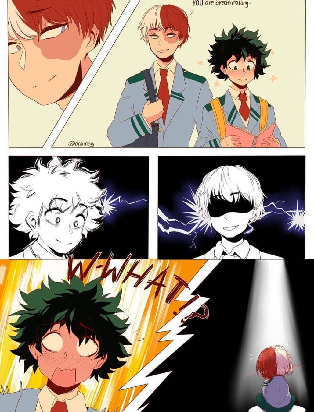 1029x1353 Funny todoroki. Tododeku tumblr, My hero academia tododeku, Anime funny