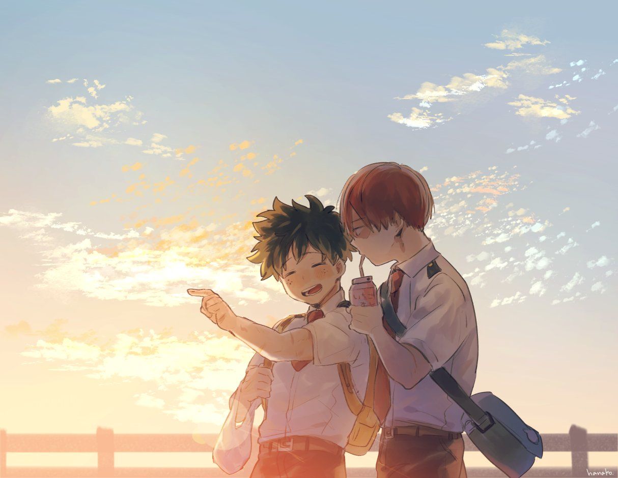 1214x940 TodoDeku. Anime Image Board