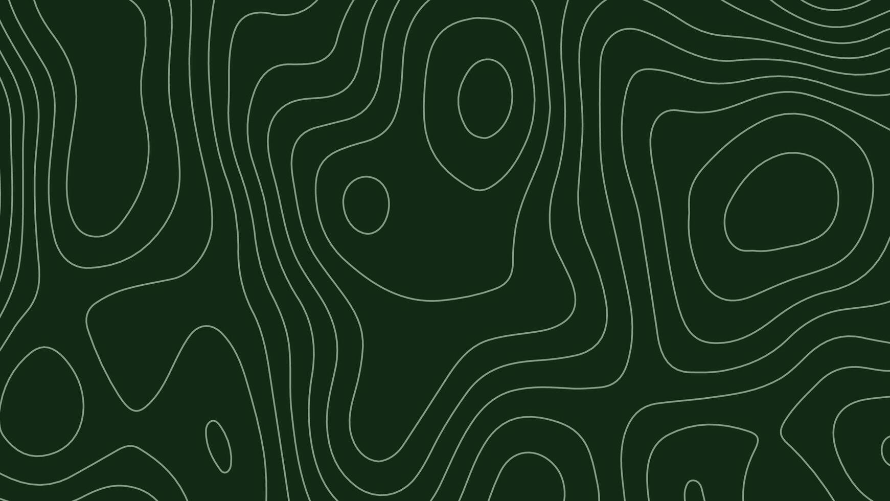 1741x980 Abstract Topographic Map Background in Dark Green Tones