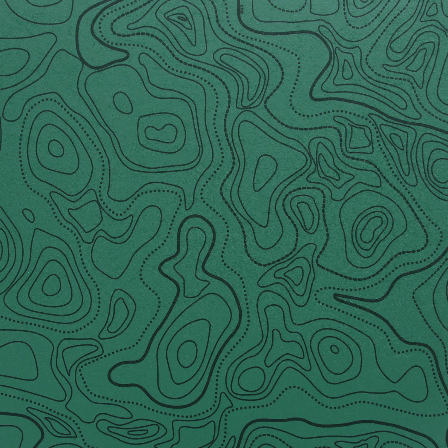 1500x1500 KYDEX® Sheet Map Green Black - (.080) - (1ft X 1ft)