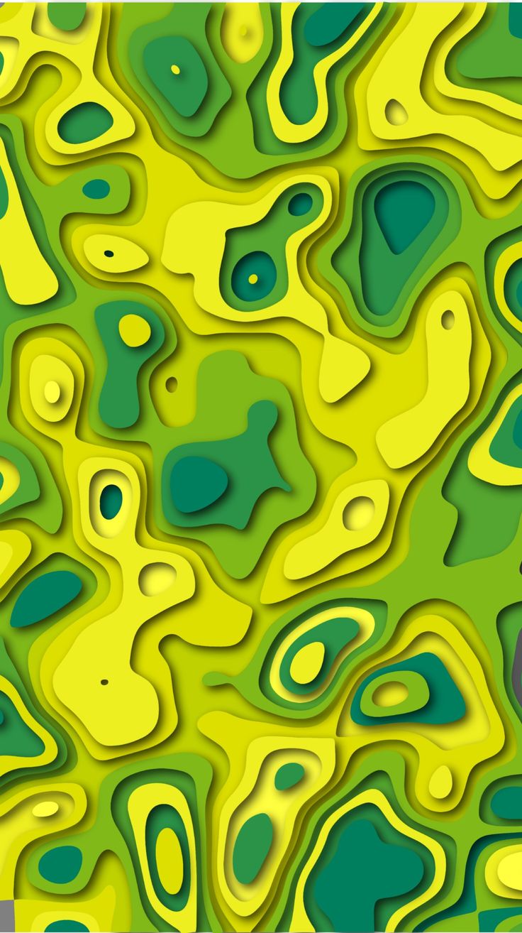 736x1314 Abstract Green and Yellow Background. Topographic map yellow green, Vibrant contour map, Multicolor topographic design