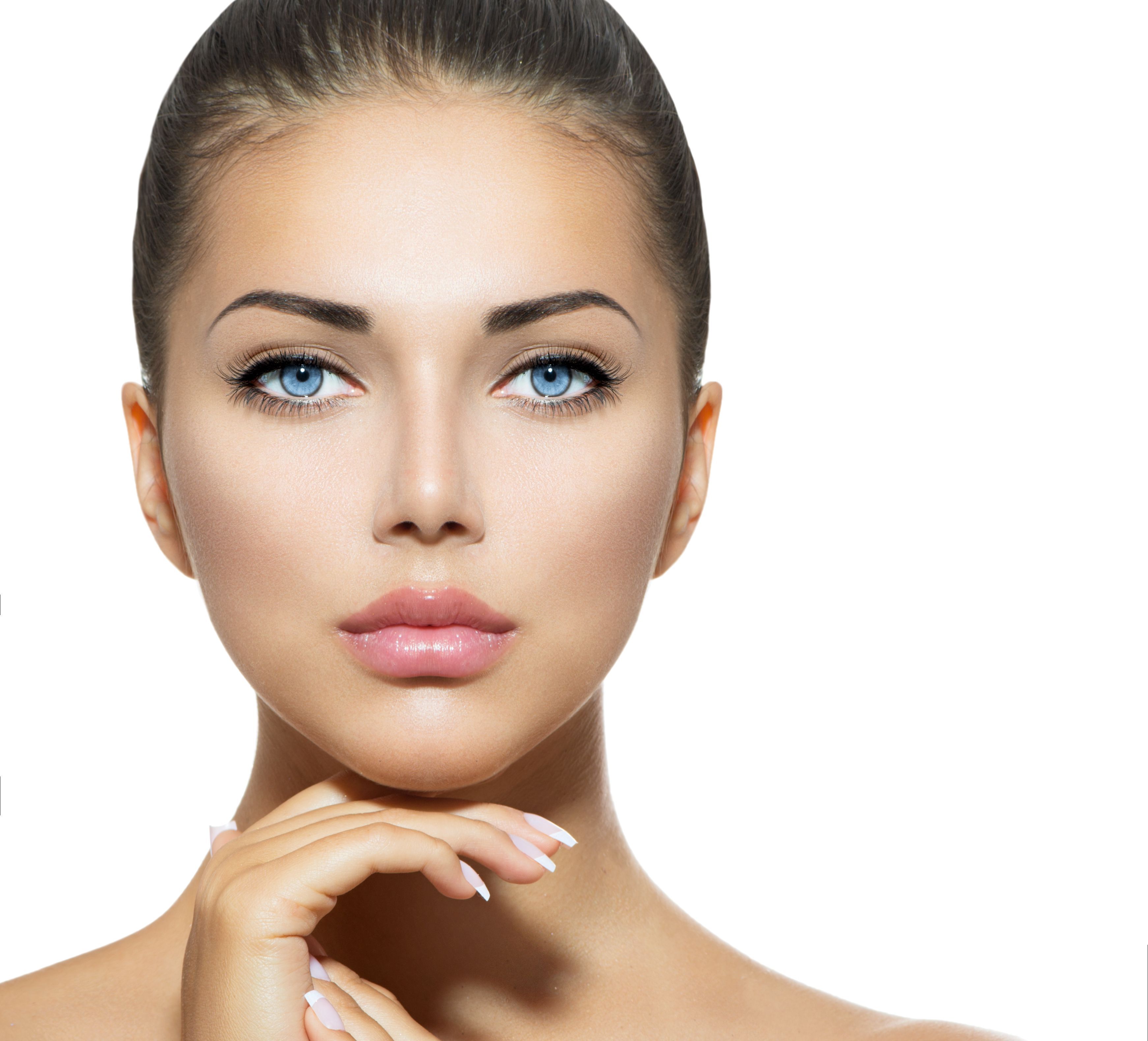3484x3160 Women Face Clear Skin Wallpaper