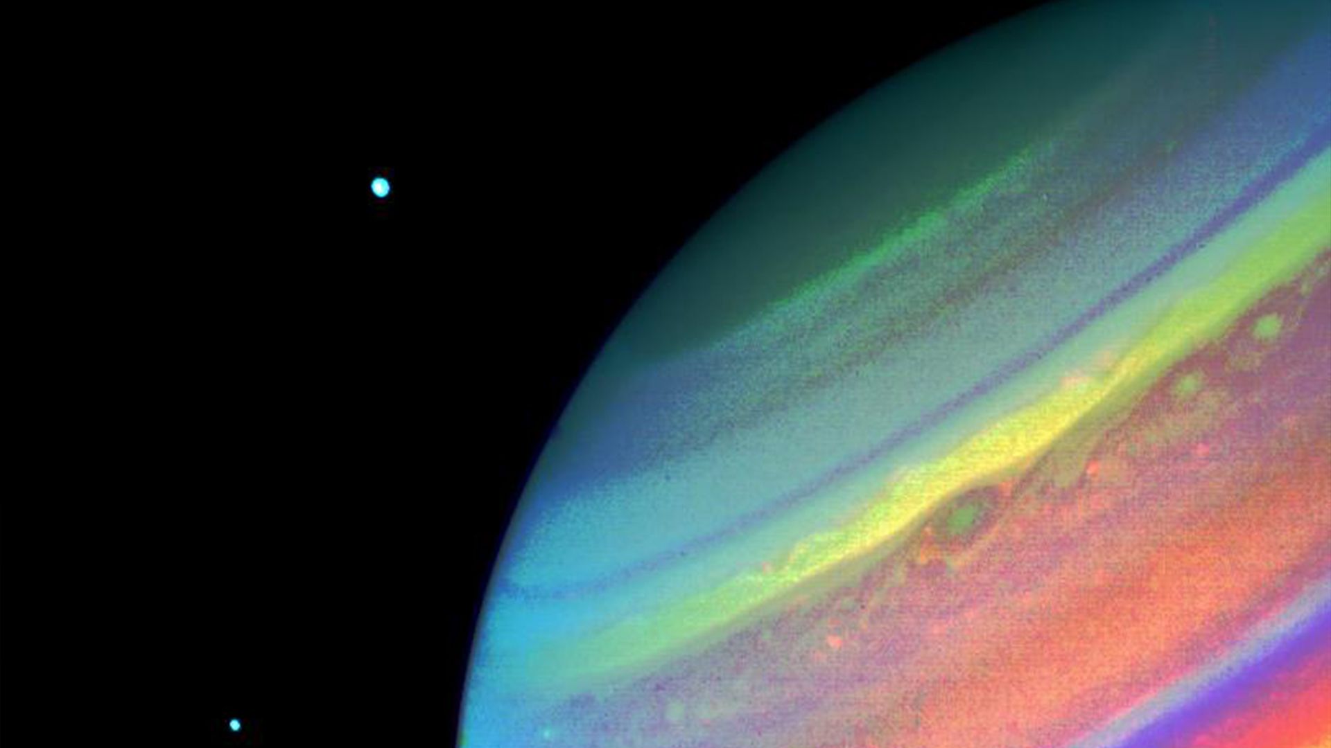 1920x1080 Historic space photo of the week: Voyager 2 spies a storm on Saturn 42 years ago